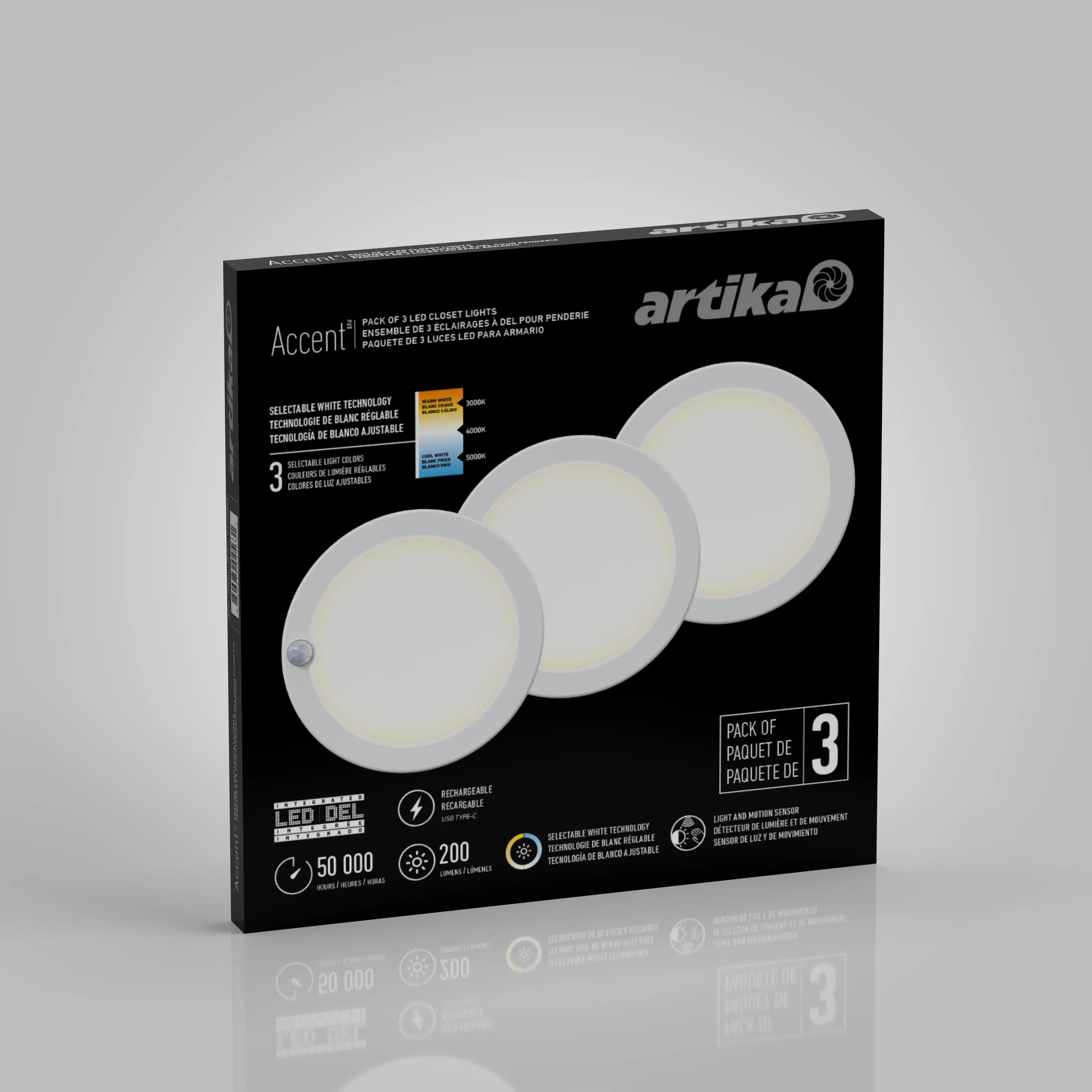 Accent under cabinet LED light 3CCT - pack of 3 - Image 18