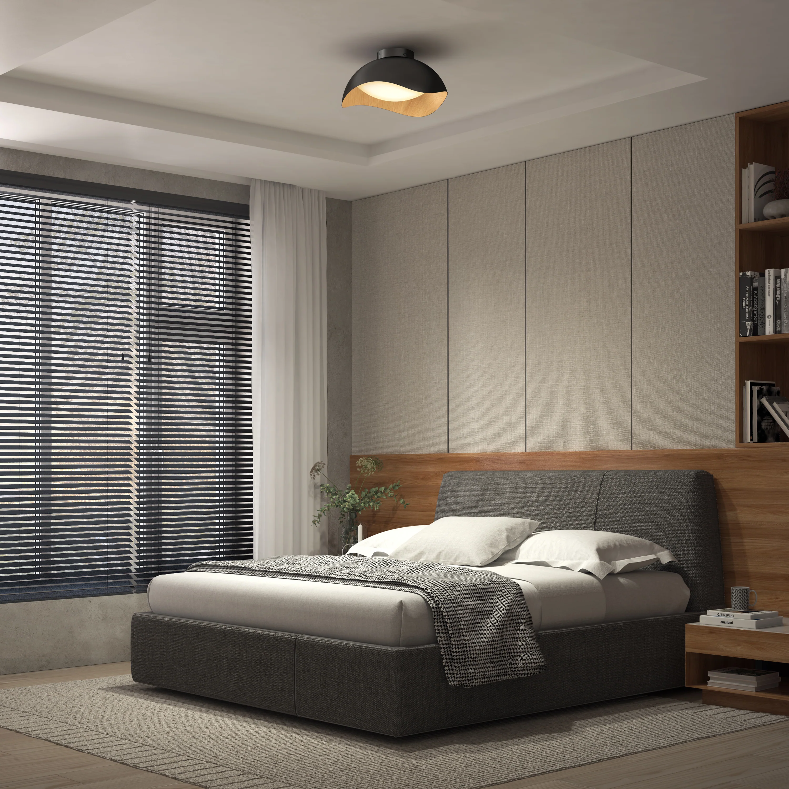 Adara 15 in. (38 cm) Modern LED Flush Mount Ceiling Light 5 CCT - Image 10