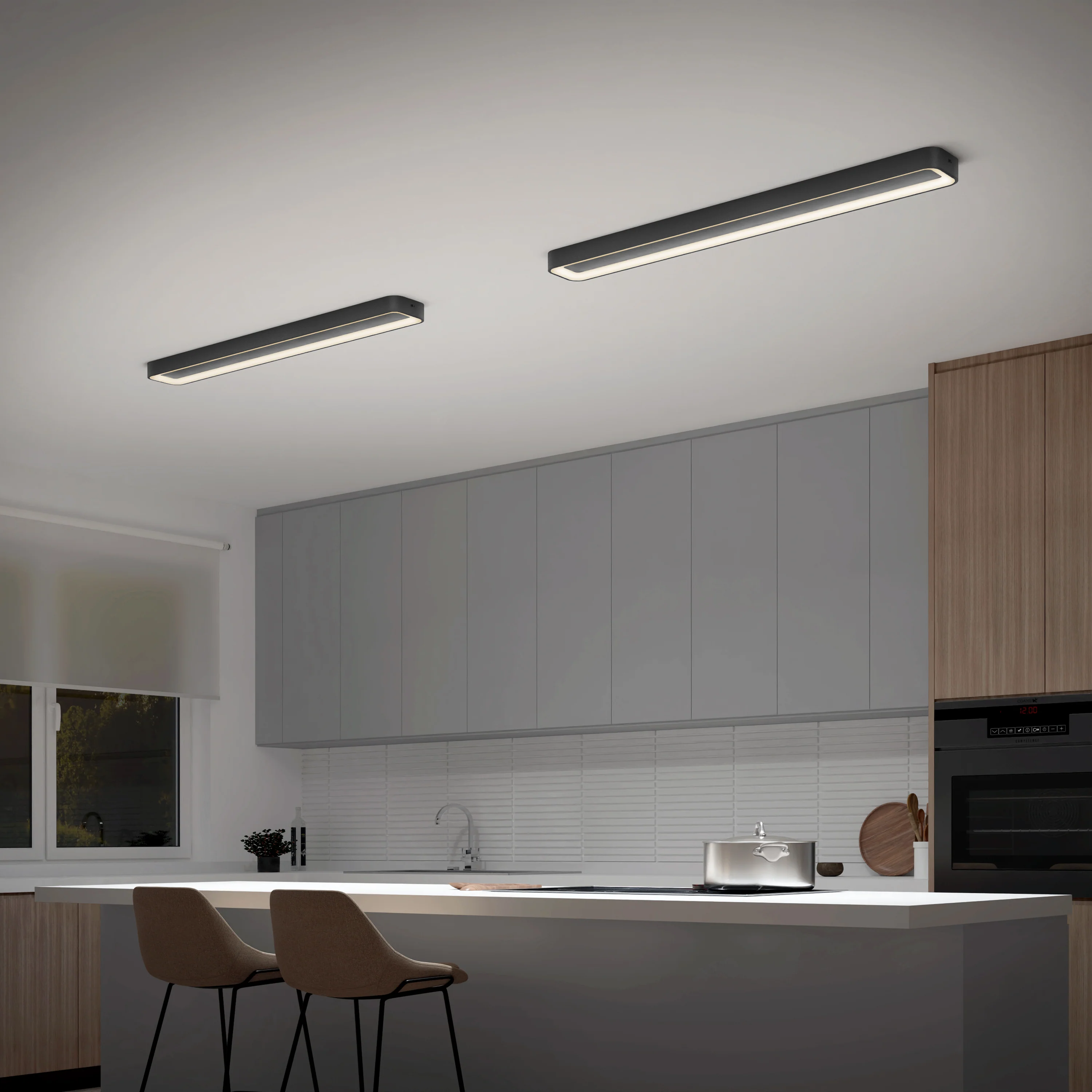 Aiden 48 in. x 6 in. (122 x 15 cm) Modern Ceiling Light 5 CCT - Image 17
