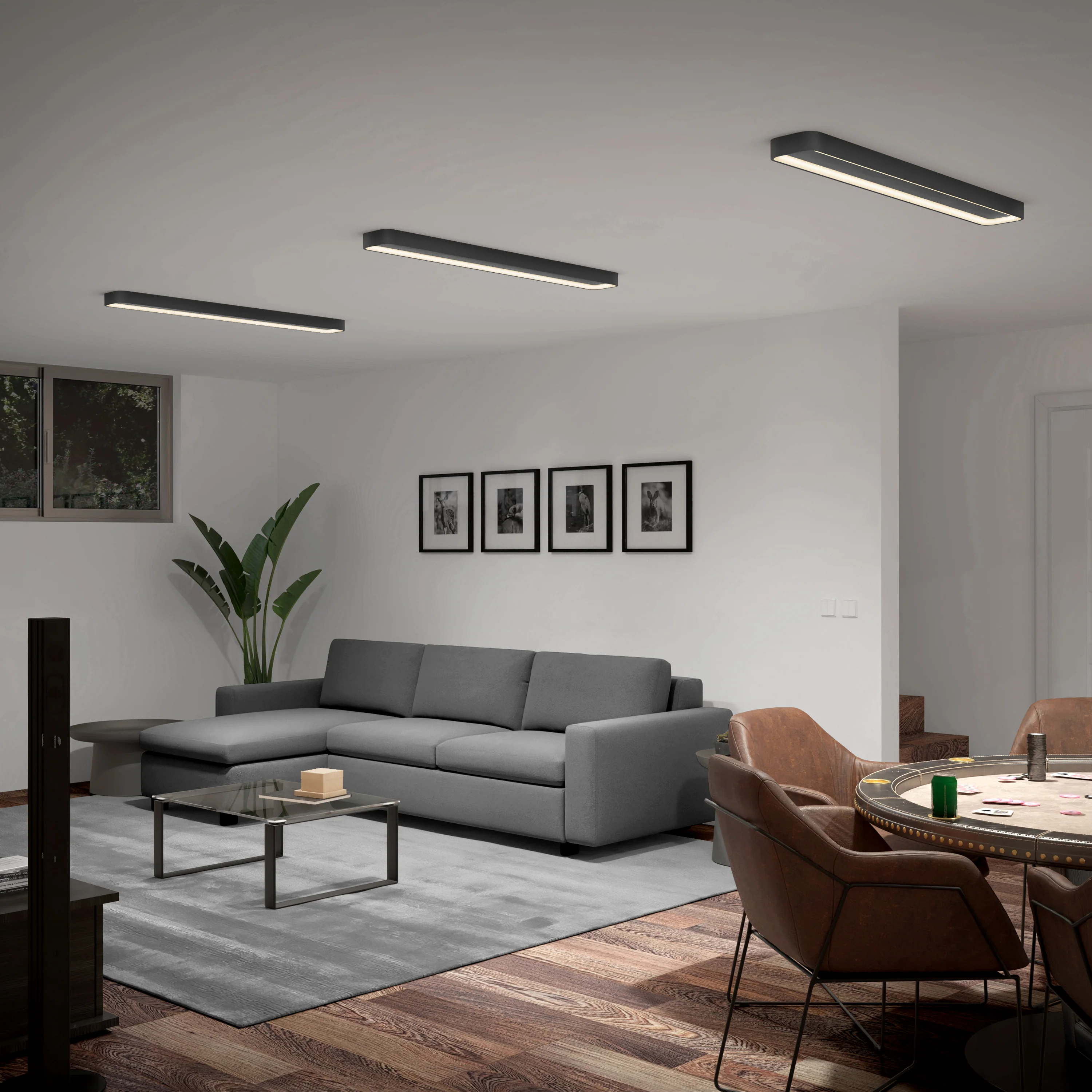 Aiden 48 in. x 6 in. (122 x 15 cm) Modern Ceiling Light 5 CCT - Image 24