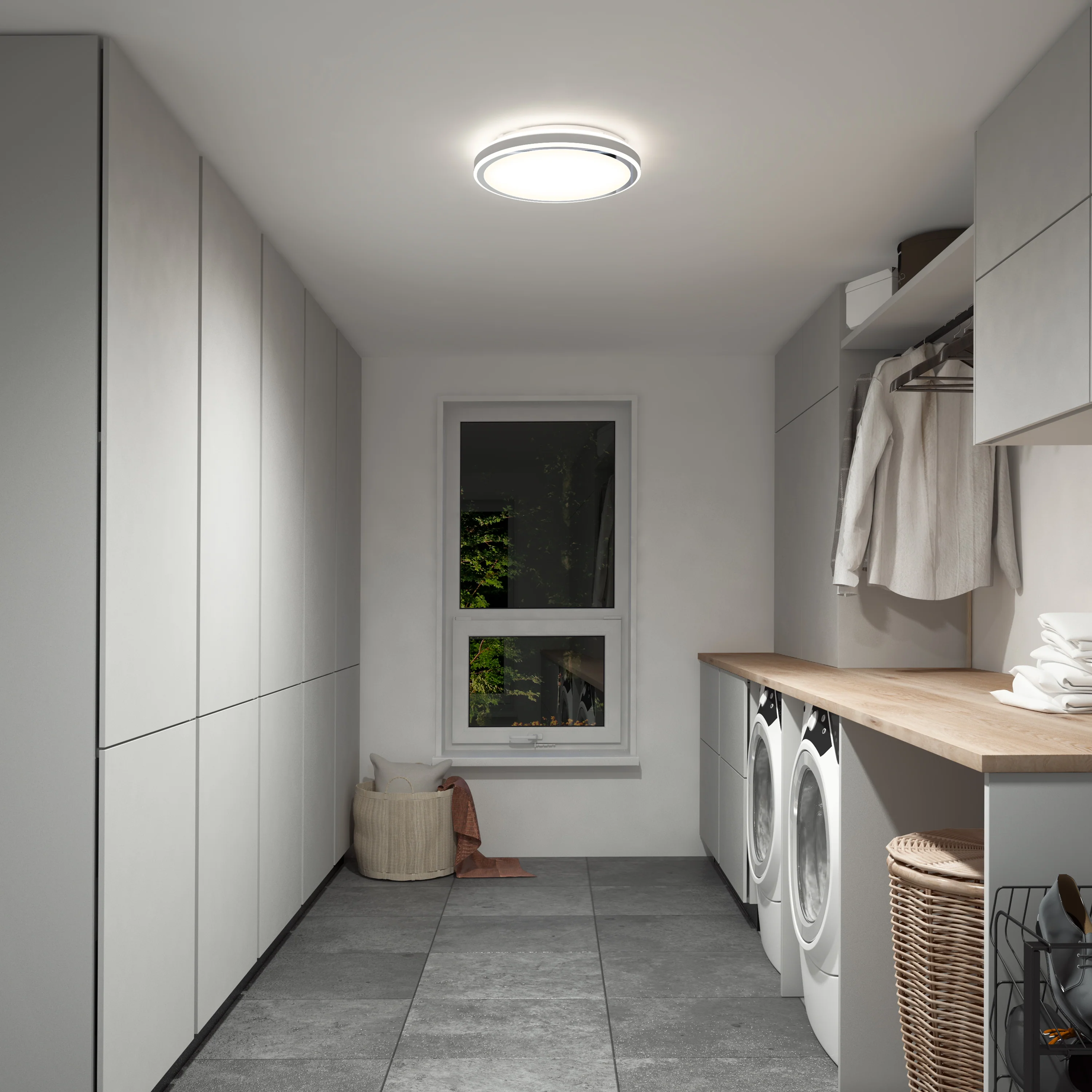 Altitude 15 in. (38 cm) Modern LED Flush Mount Ceiling Light 5 CCT - Image 17