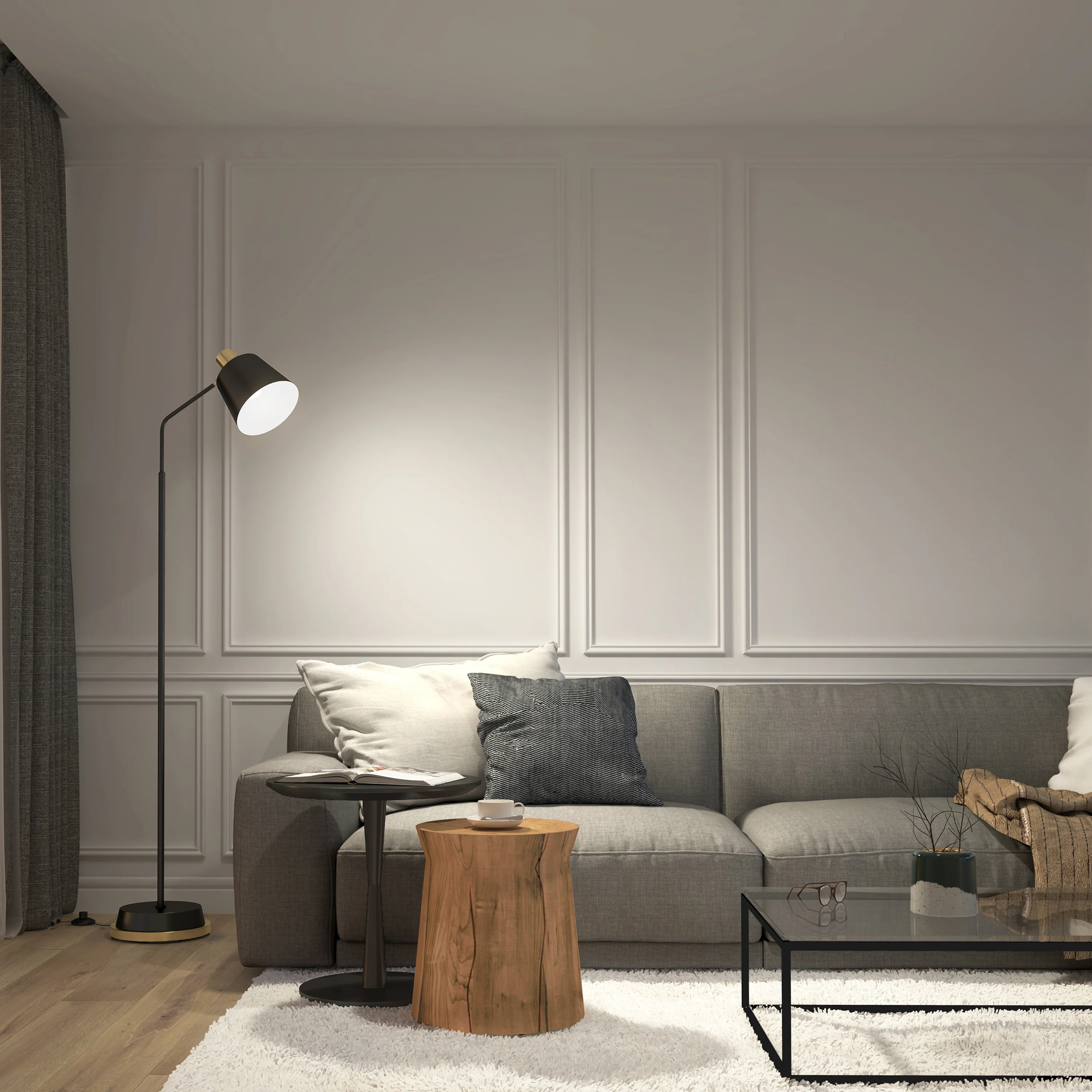 Alton LED modern floor lamp - Image 2