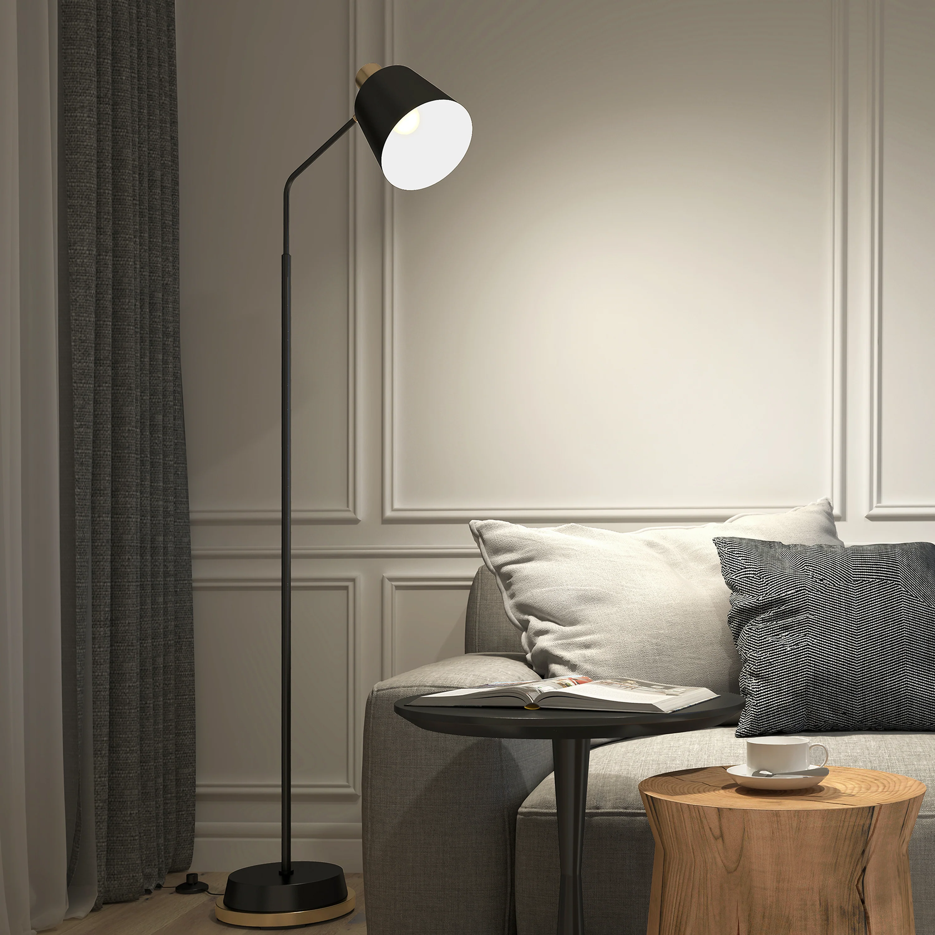 Alton LED modern floor lamp - Image 7