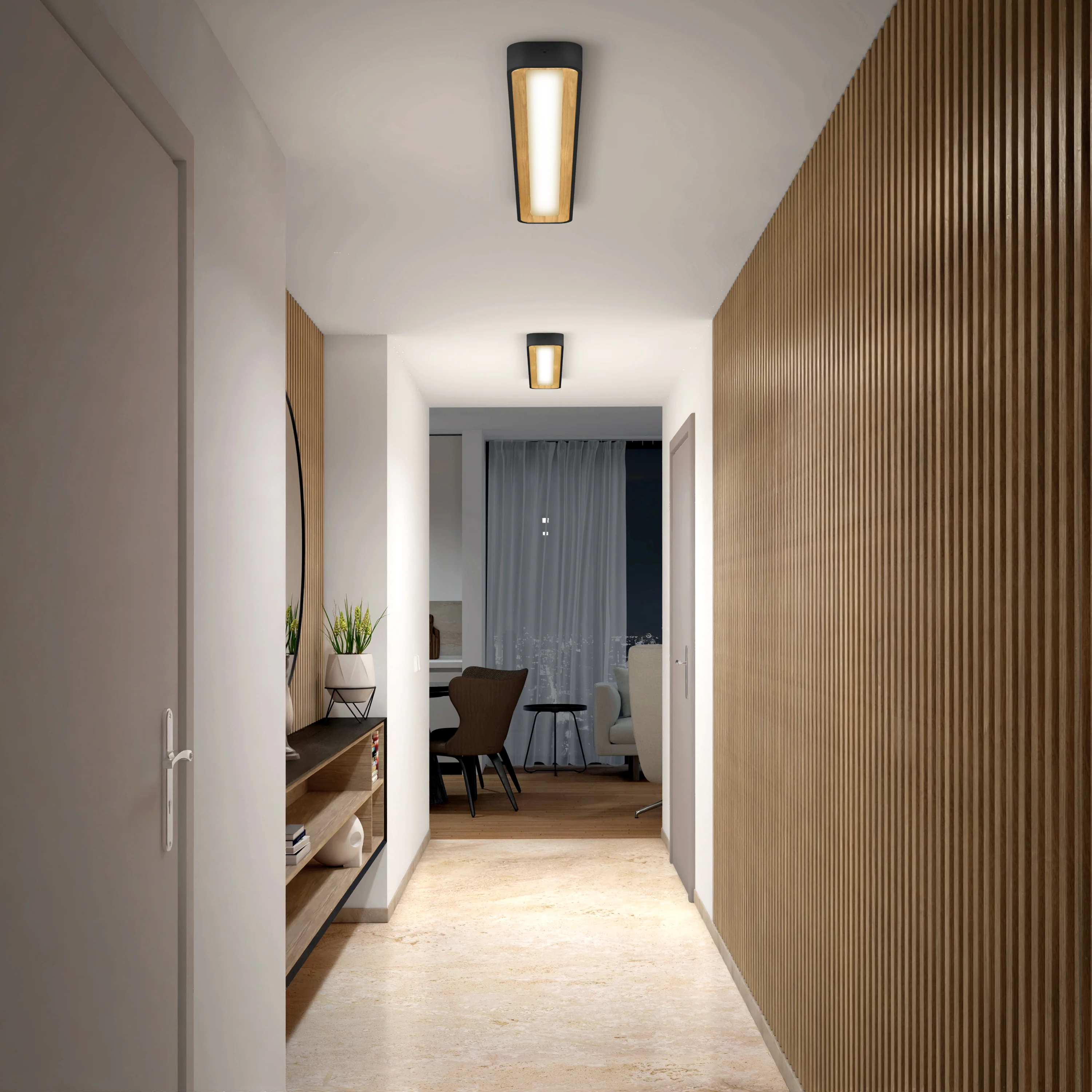Alton 48 in. x 6 in. (122 x 15 cm) Modern Ceiling Light 5 CCT - Image 2