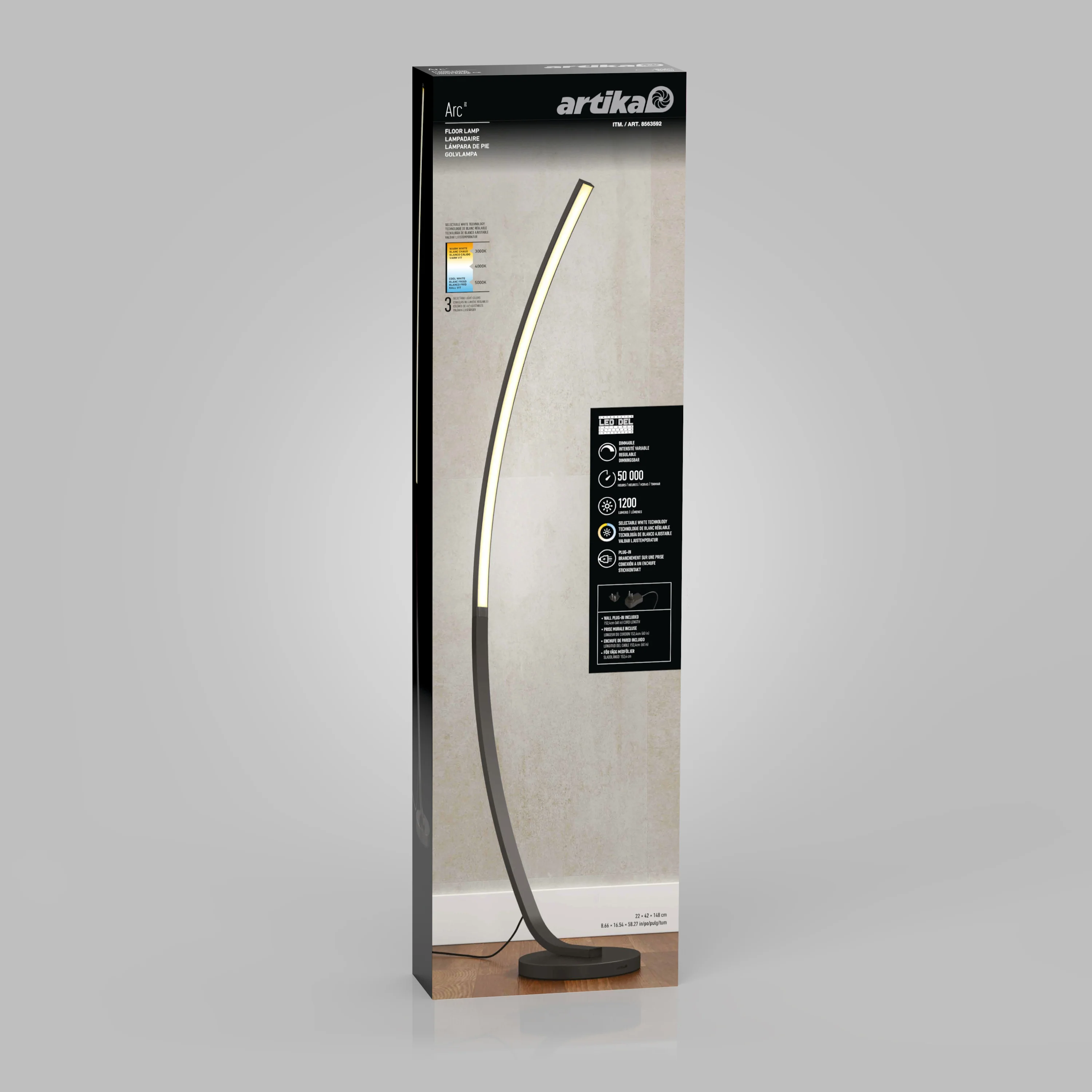 Arc LED Floor Lamp - Image 16