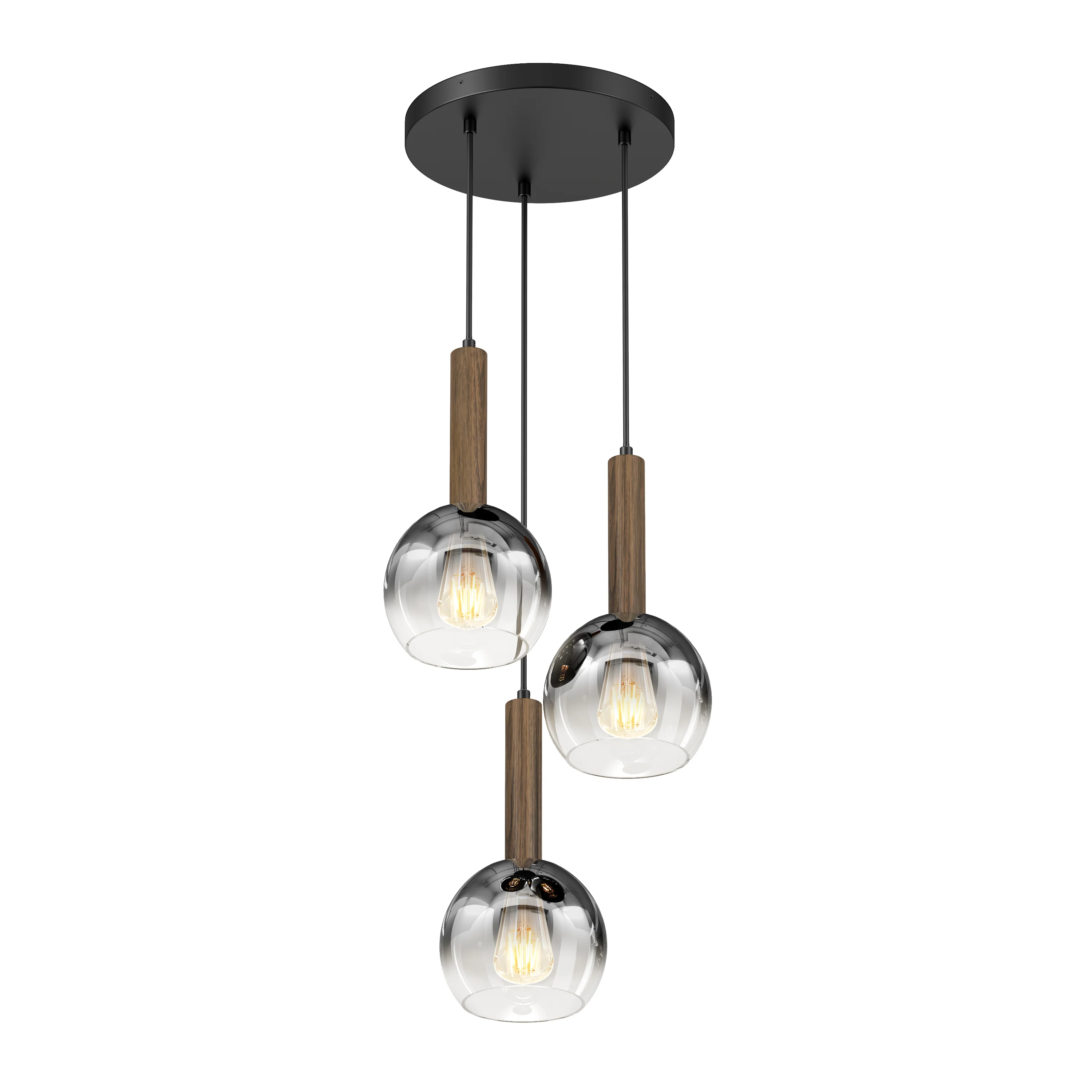 Ardel Spiral 3-Light Pendant without Bulbs - Image 12