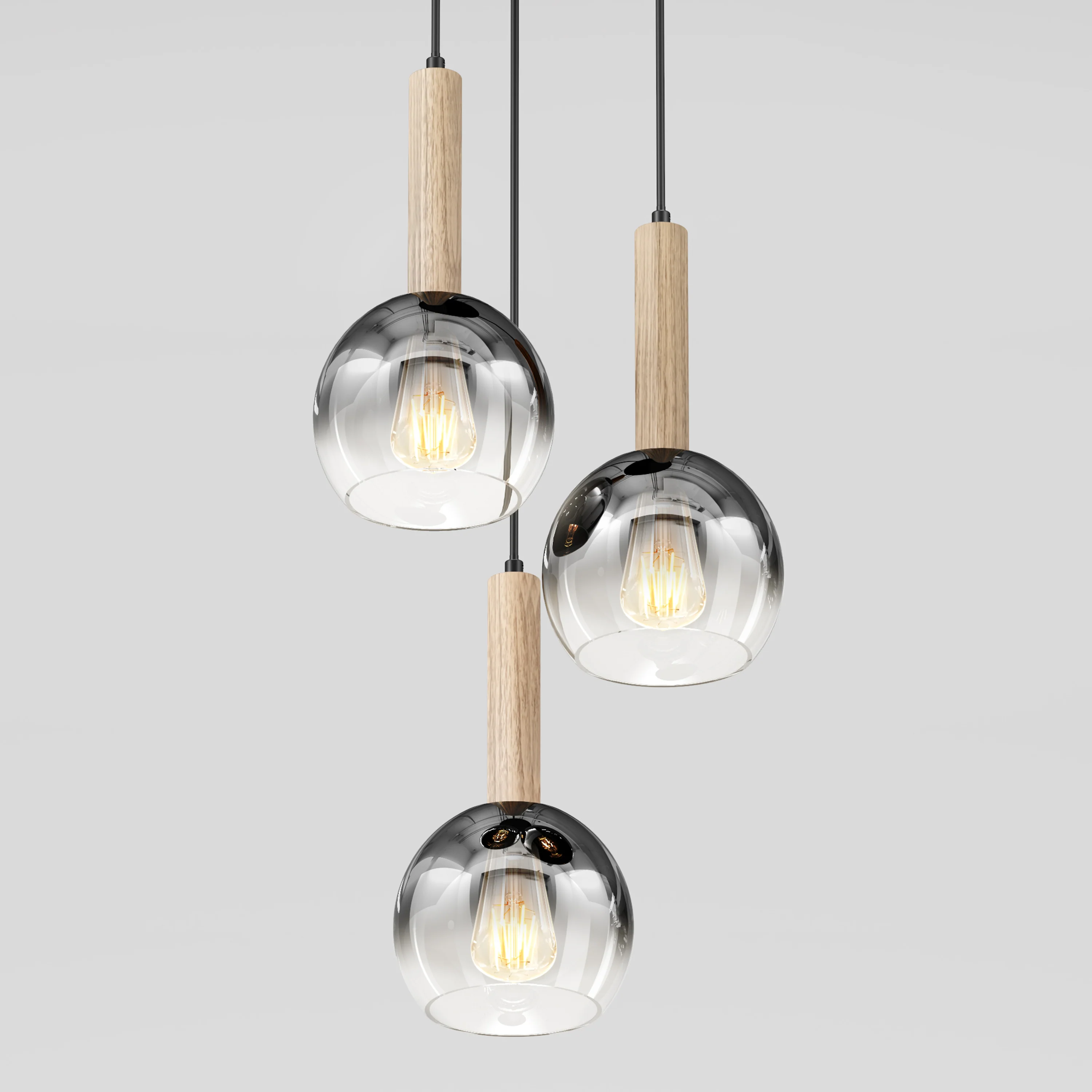 Ardel Spiral 3-Light Pendant without Bulbs - Image 17
