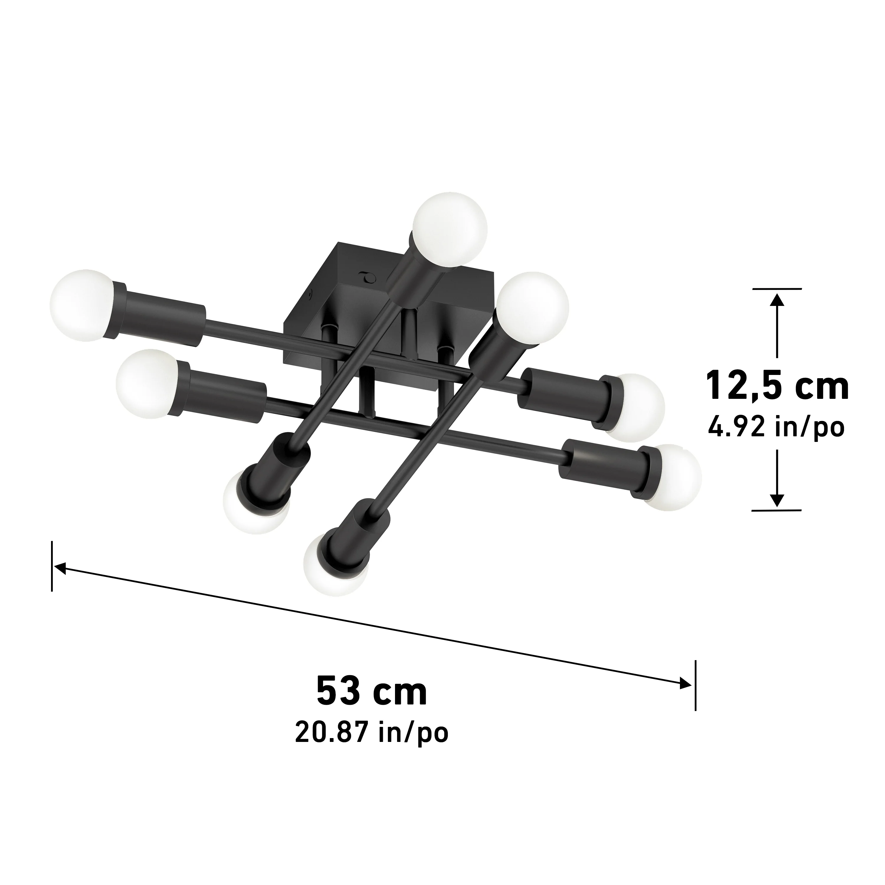 Aristo 21 in. (53 cm) Modern LED Flush Mount Ceiling Light 3 CCT - Image 15