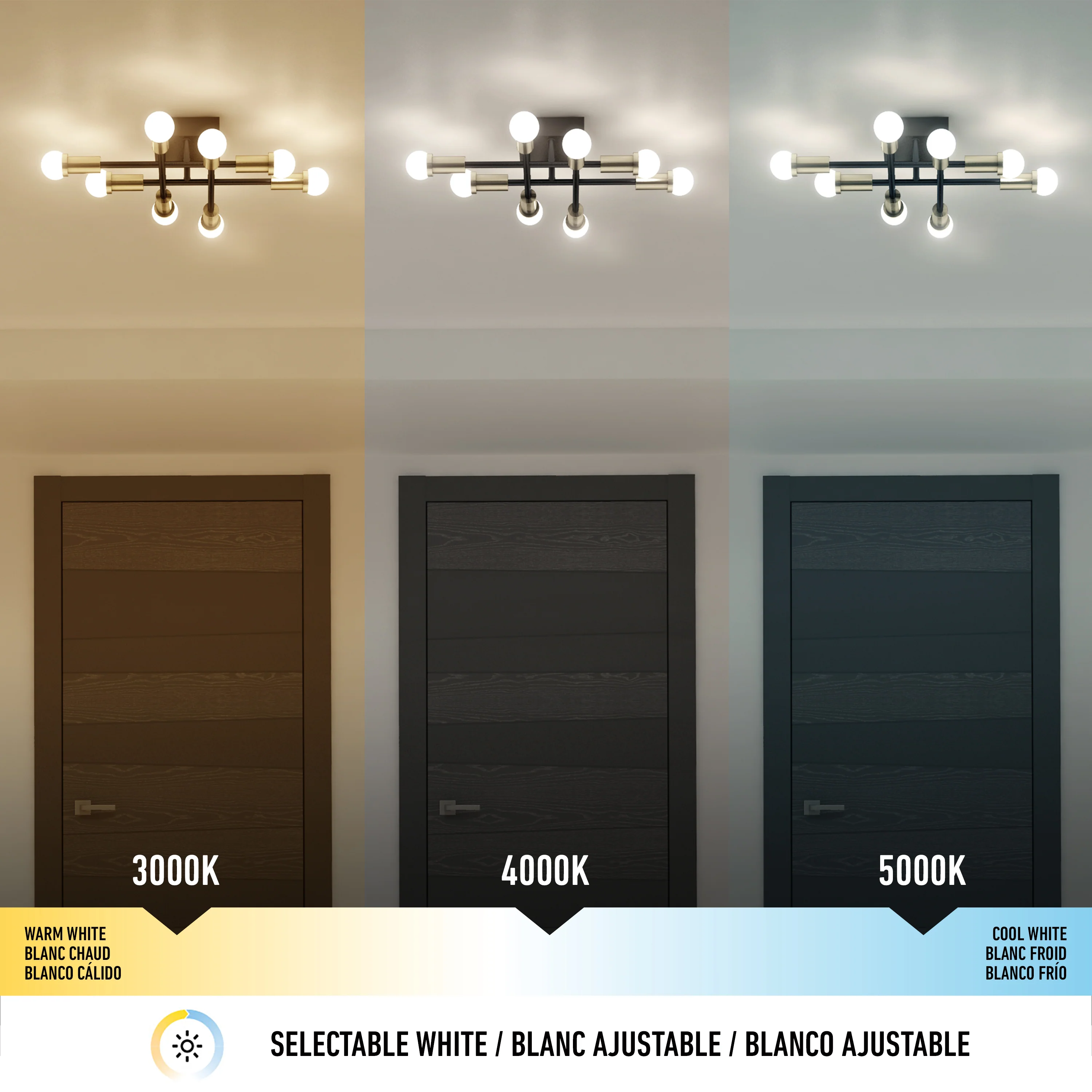Aristo 21 in. (53 cm) Modern LED Flush Mount Ceiling Light 3 CCT - Image 23