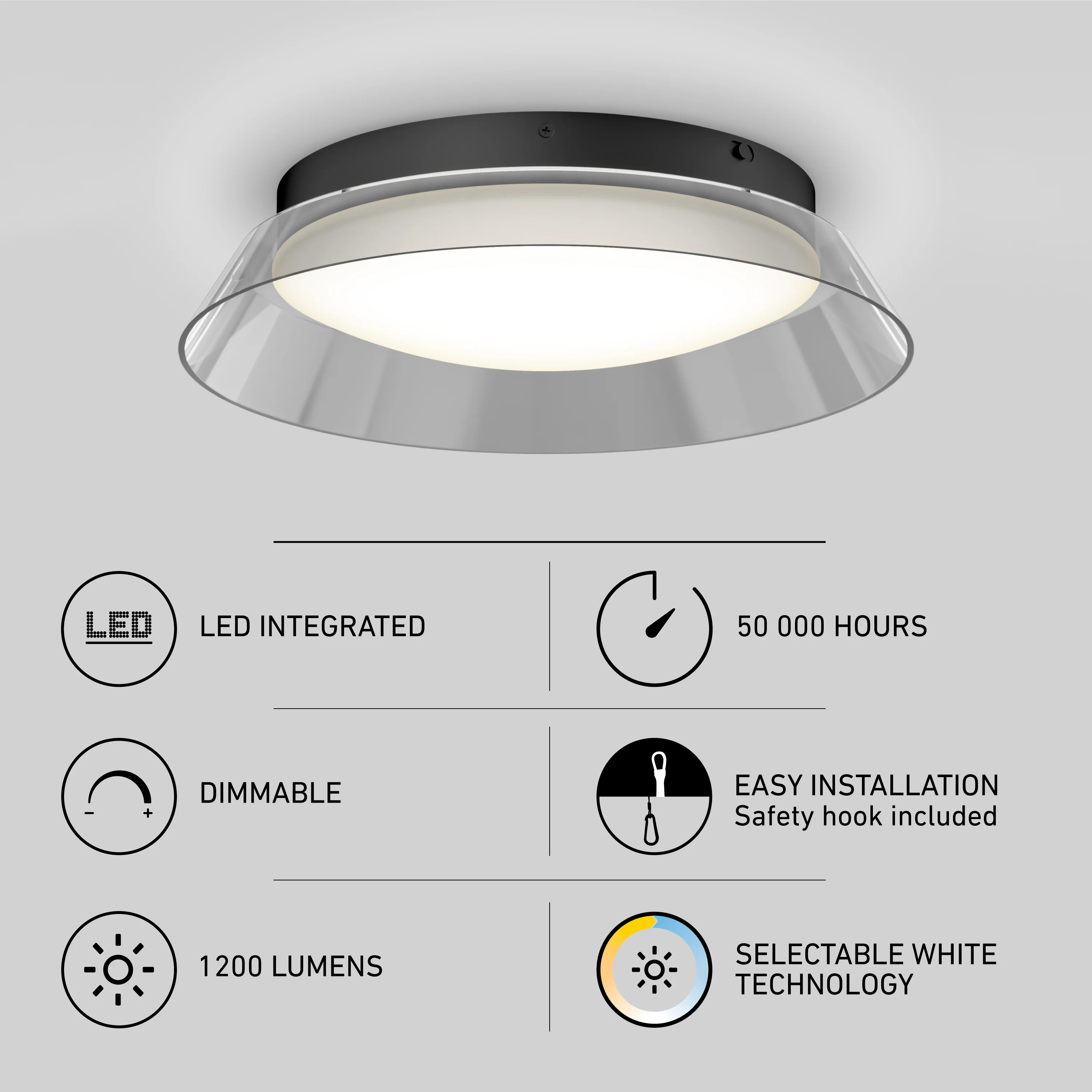 Arthur 15 in. (38 cm) LED Flush Mount Ceiling Light 5 CCT - Image 11