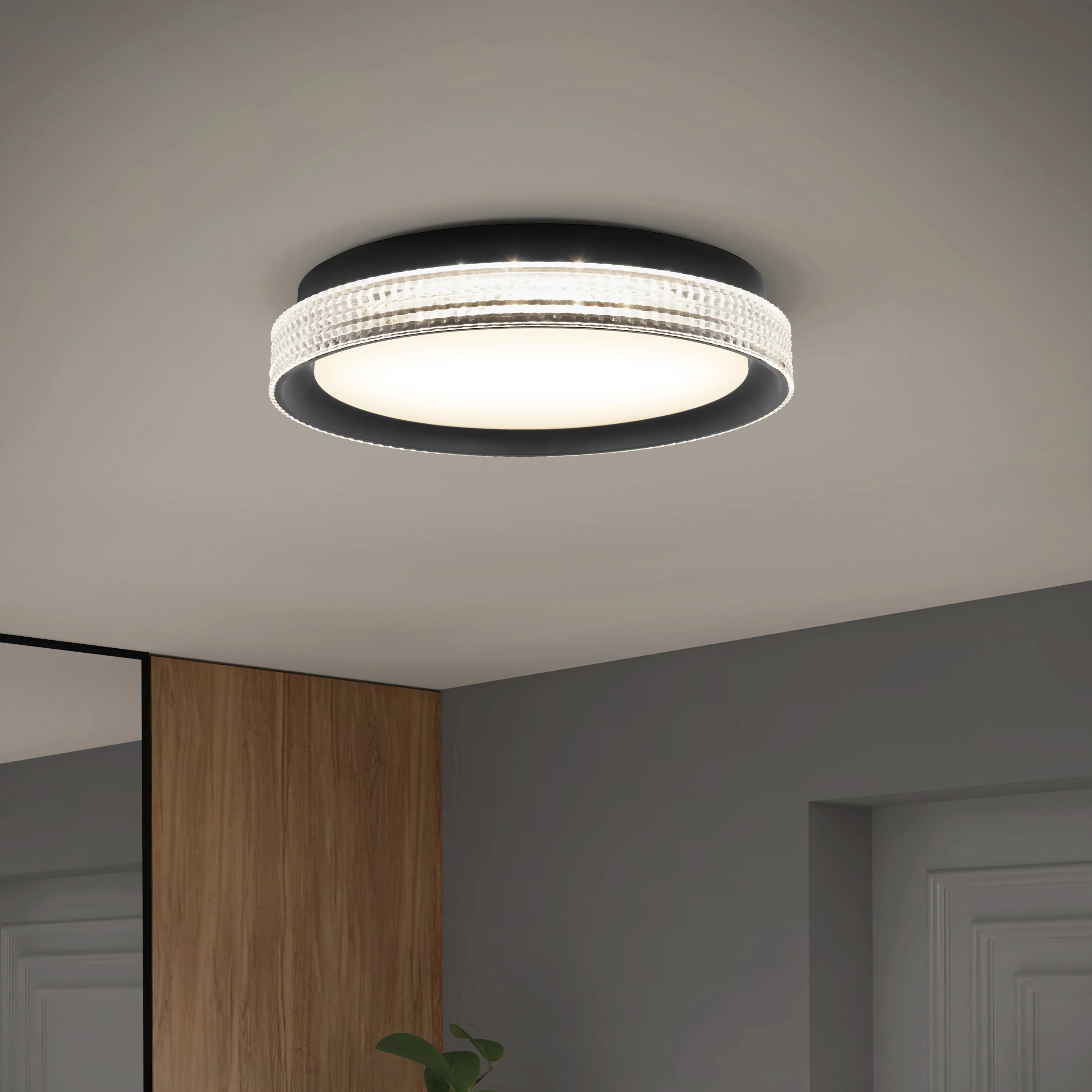 Aston 15 in. (39 cm) Modern LED Flush Mount Ceiling Light 5 CCT - Image 7