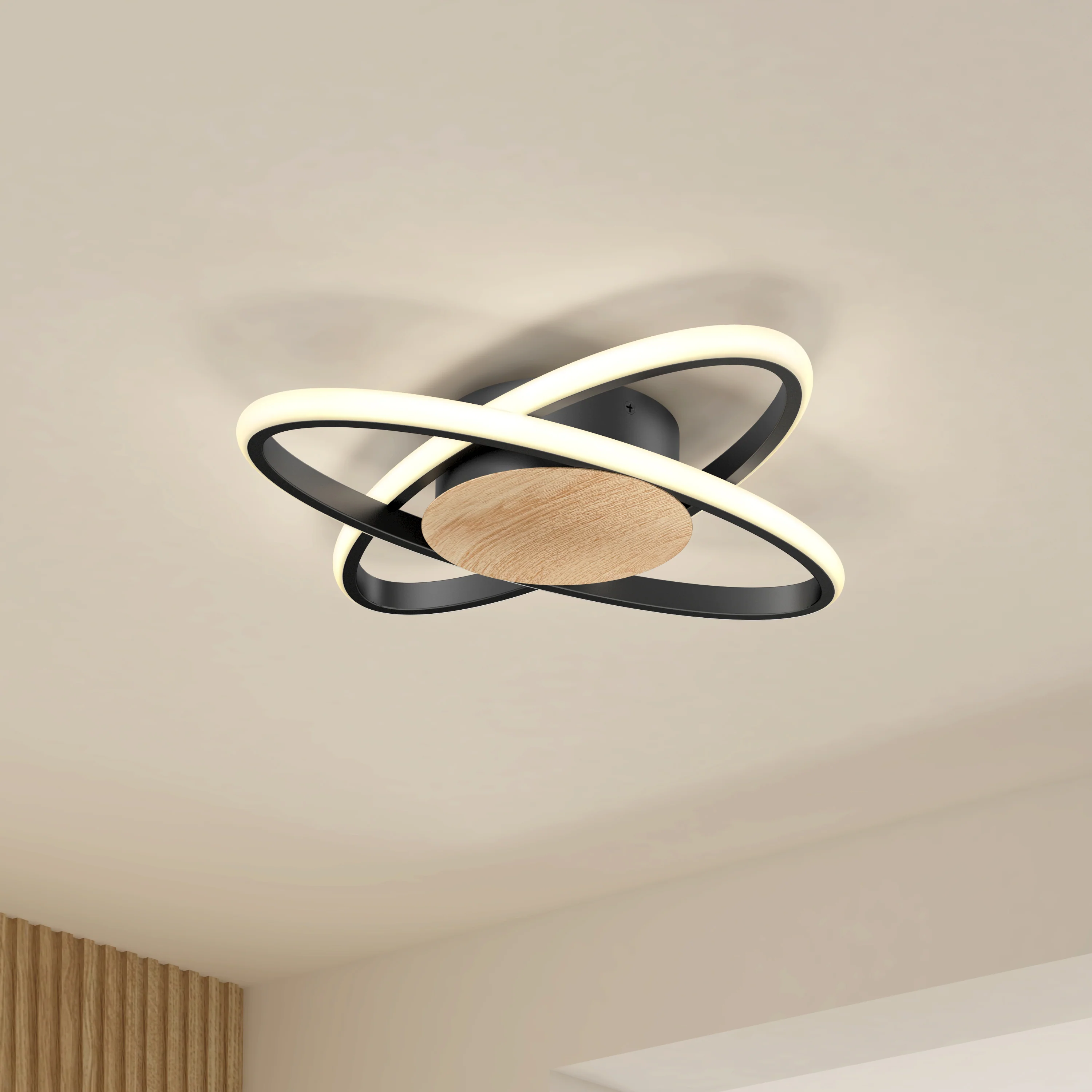 Atomic 15 in. (38 cm) Modern LED Flush Mount Ceiling Light 5 CCT - Image 27