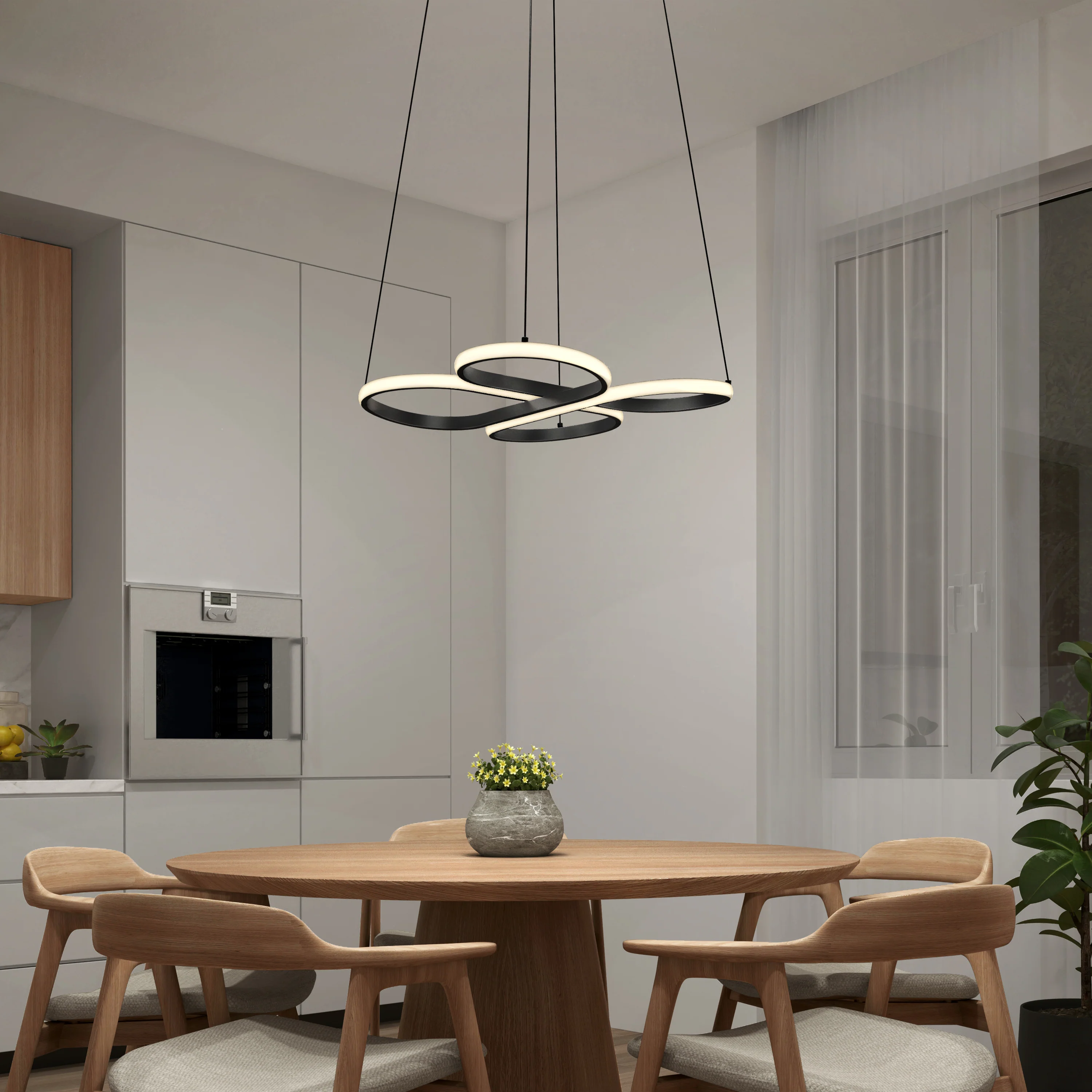 Atrium LED pendant light 5 CCT - Image 13