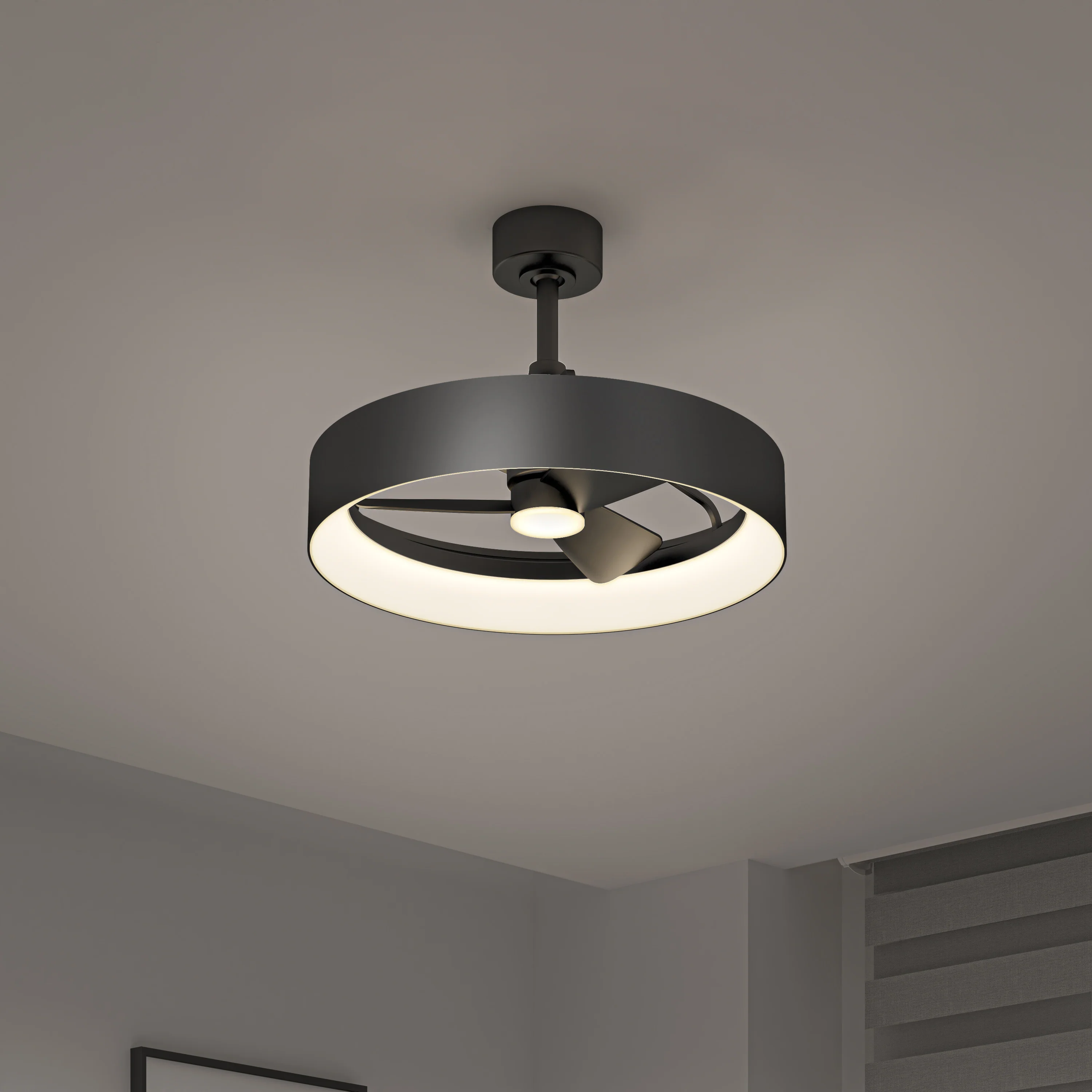 Austin 23 in. (59 cm) LED modern fandelier ceiling fan with light - includes remote - Image 16
