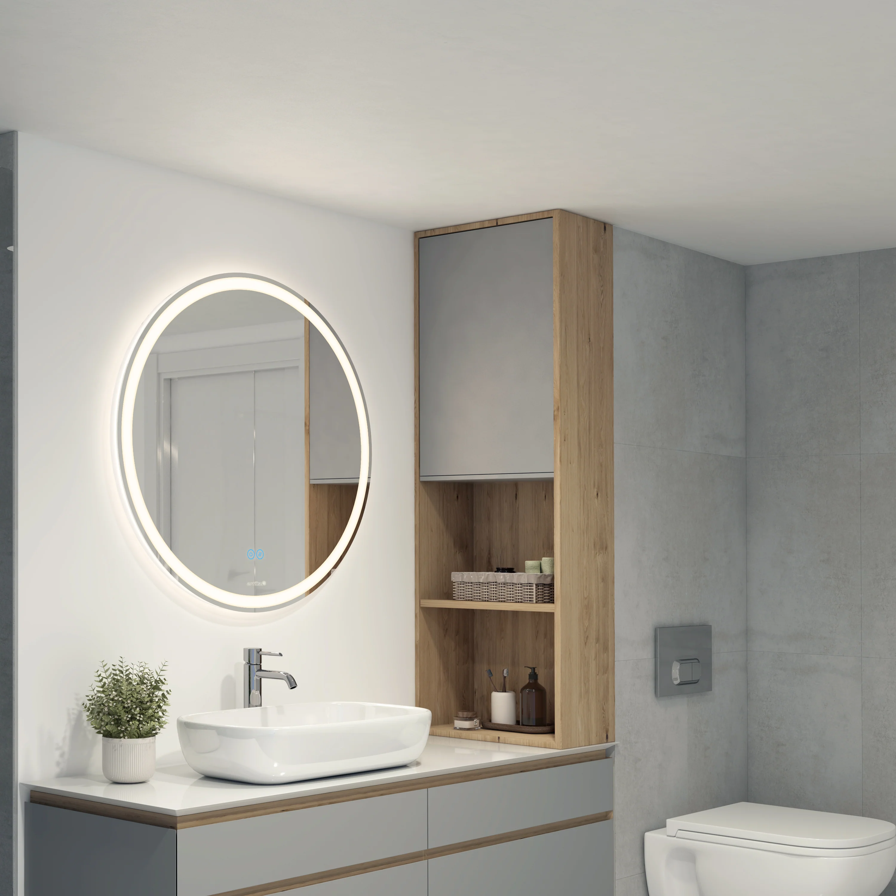 Ayla 28 in. LED mirror 3 CCT with defogger - Image 11