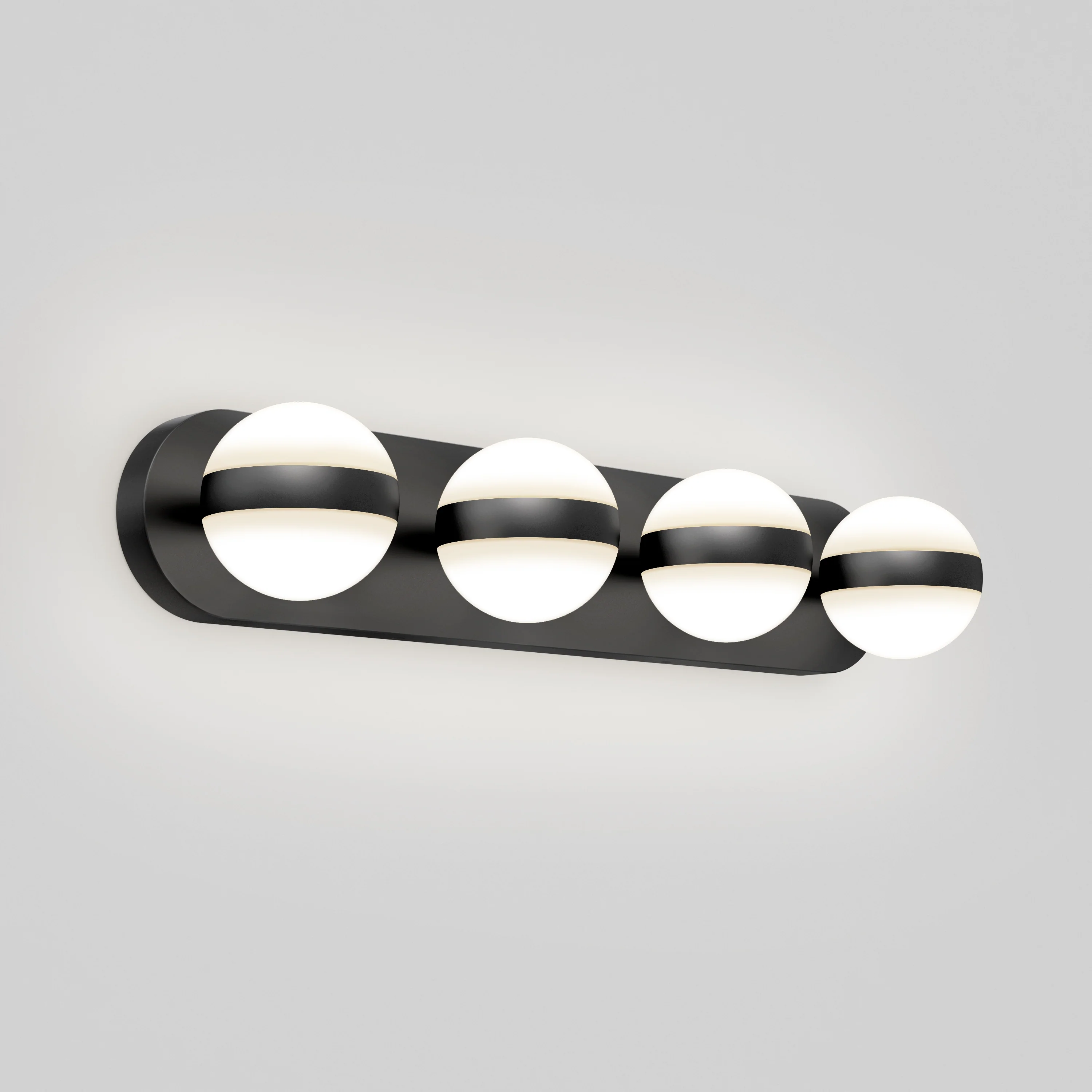 Baldric 27-in (69 cm) 4-Light Modern LED 3-CCT Vanity Light for Bathroom - Image 2