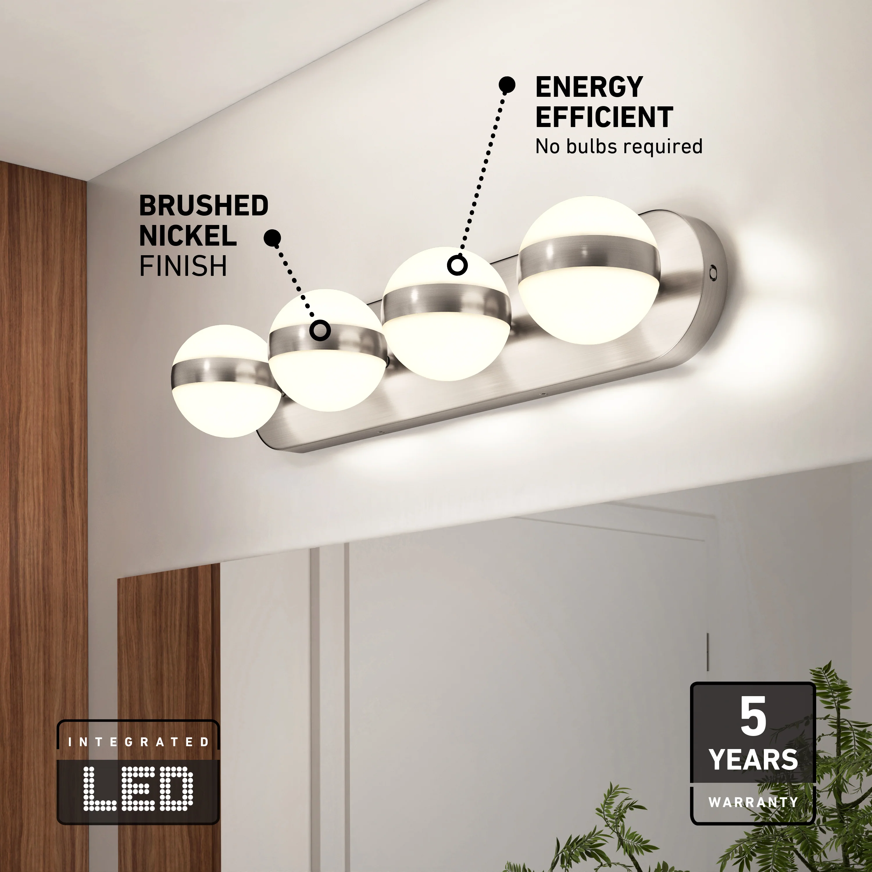 Baldric 27-in (69 cm) 4-Light Modern LED 3-CCT Vanity Light for Bathroom - Image 21