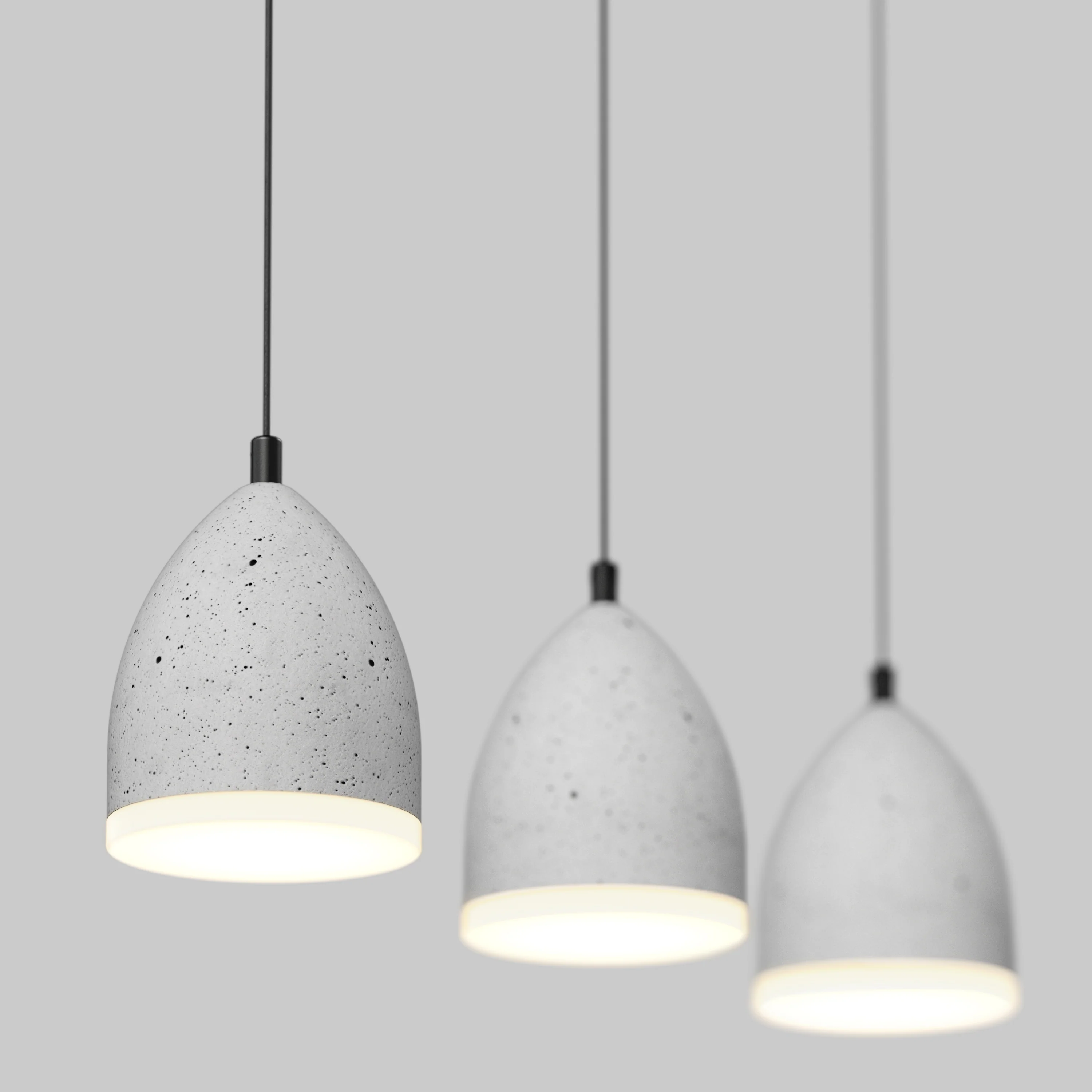 Bergen 3-light LED pendant light - Image 5