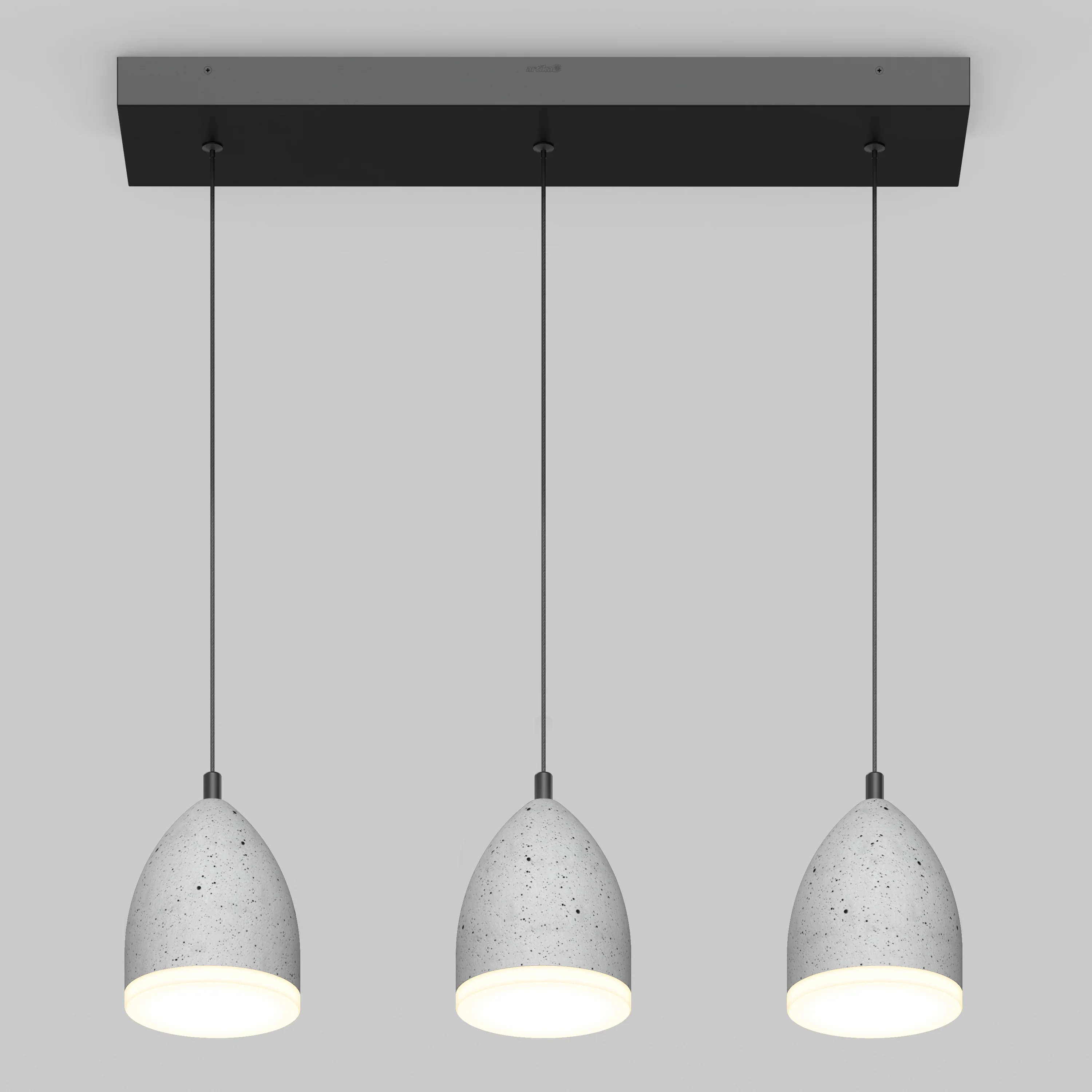 Bergen 3-light LED pendant light - Image 6