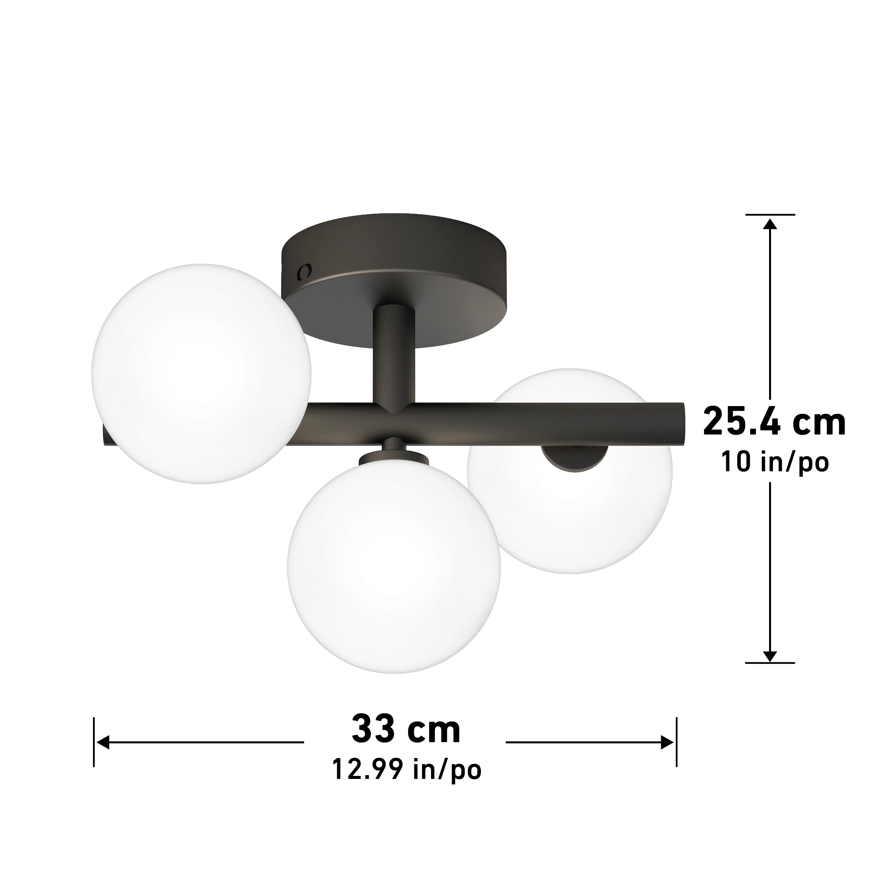 Bloom 13 in. (33 cm) Modern LED Flush Mount Ceiling Light 3 CCT - Image 10