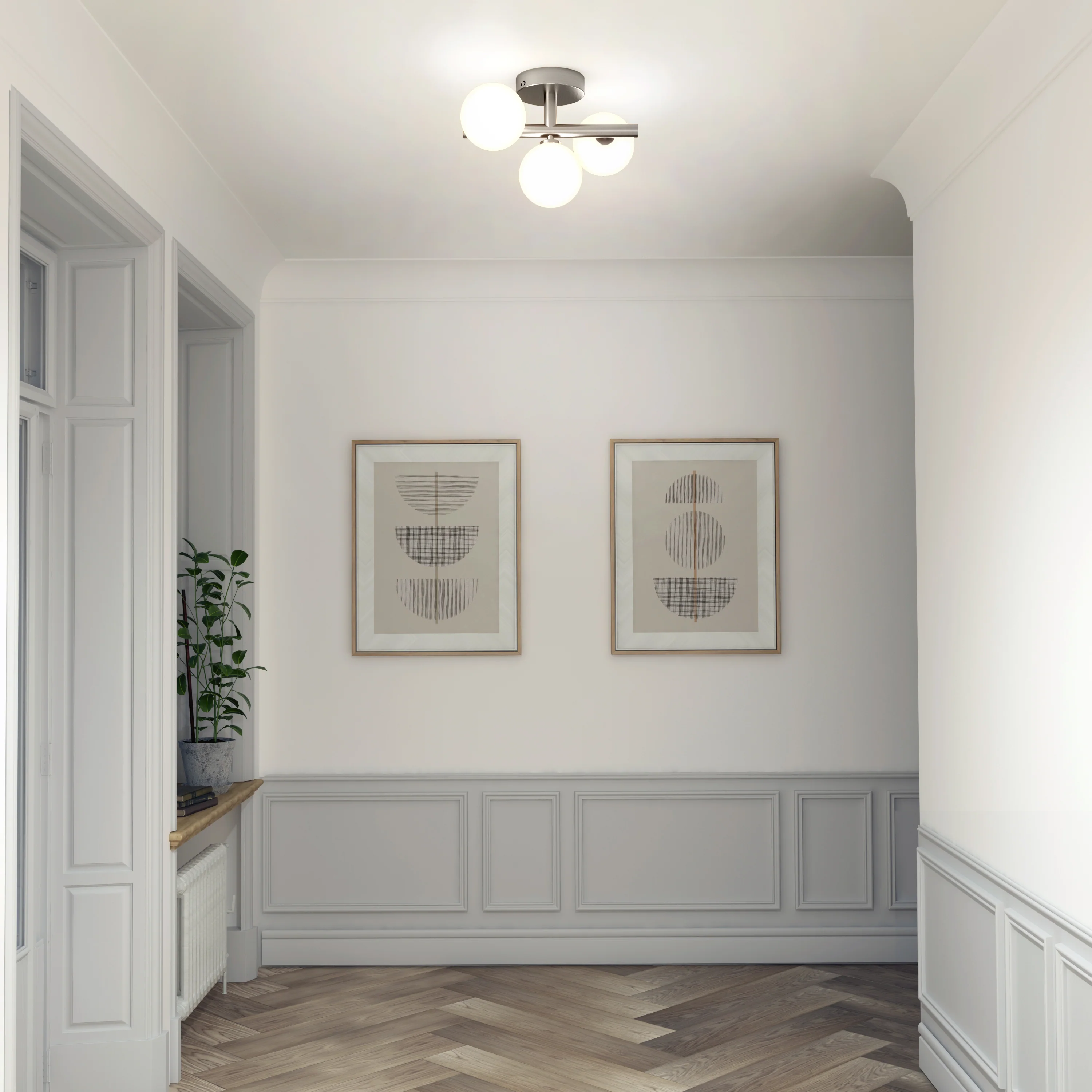 Bloom 13 in. (33 cm) Modern LED Flush Mount Ceiling Light 3 CCT - Image 12