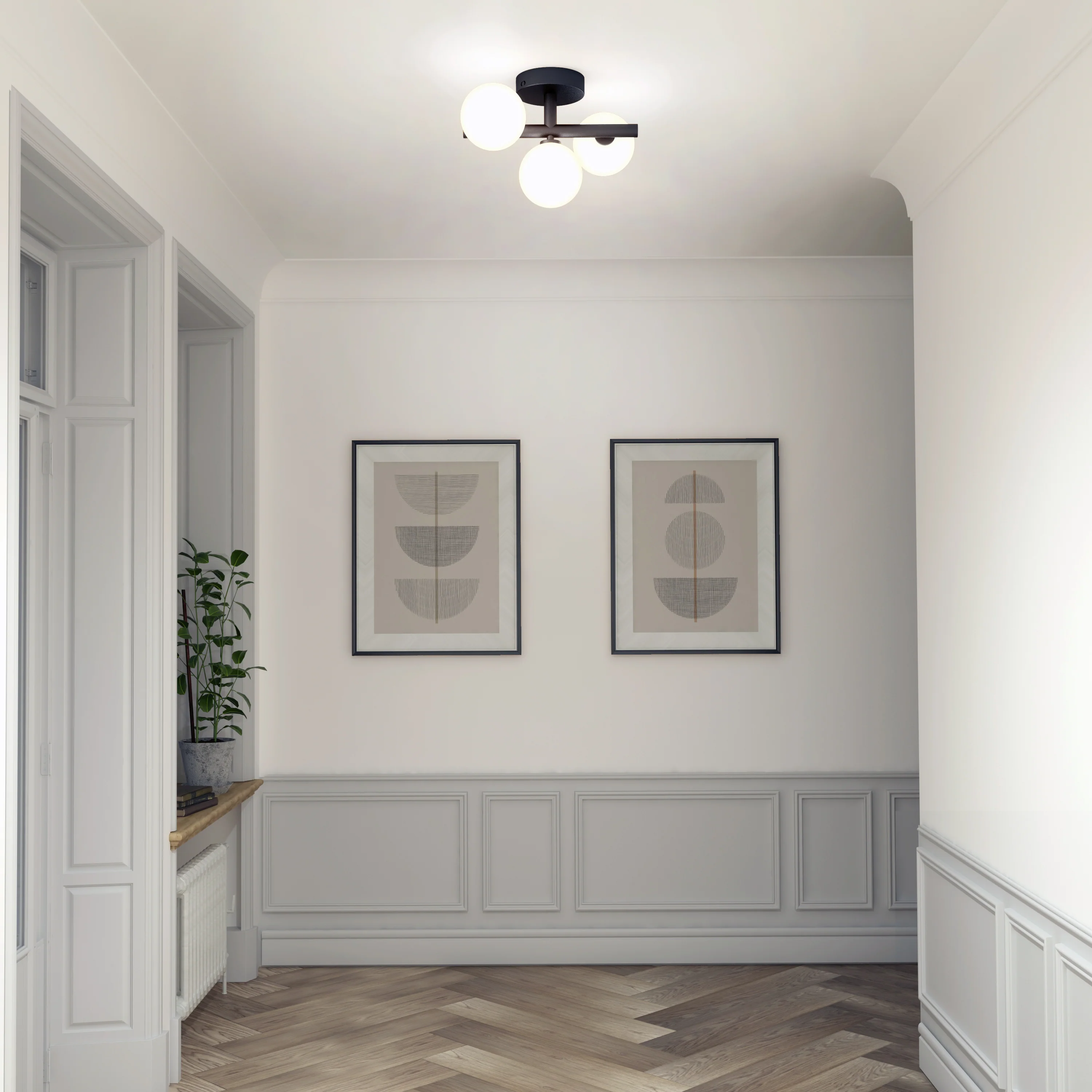Bloom 13 in. (33 cm) Modern LED Flush Mount Ceiling Light 3 CCT - Image 2