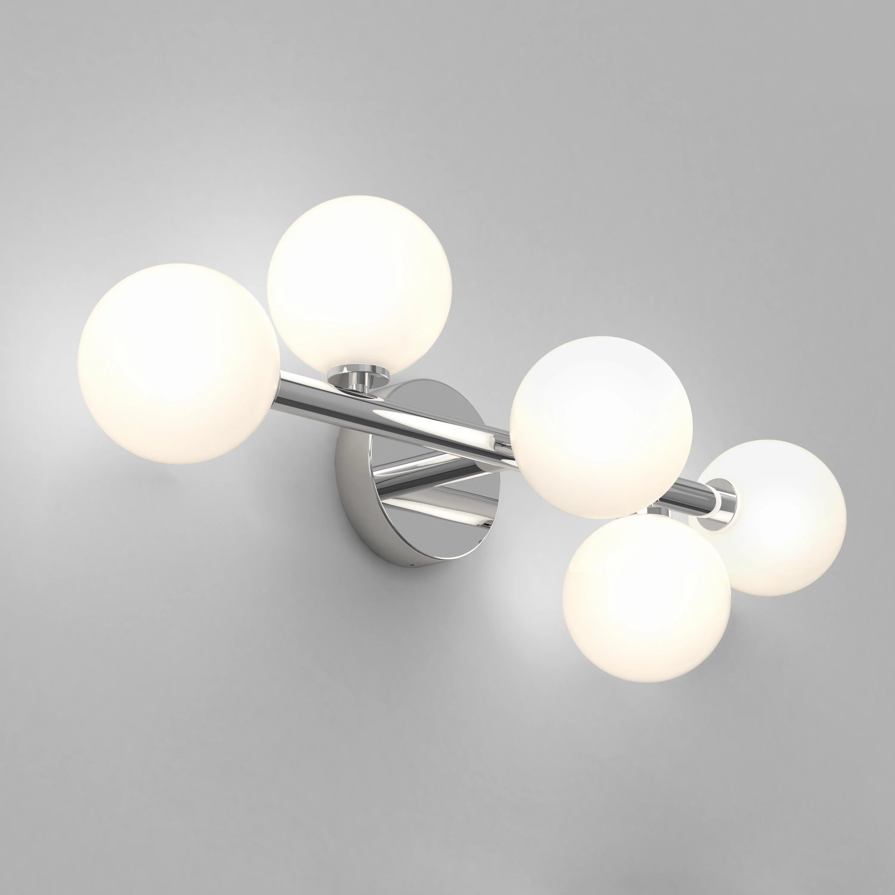 Bloom 27-in (69 cm) 5-Light Modern LED Vanity Light for Bathroom - Image 10