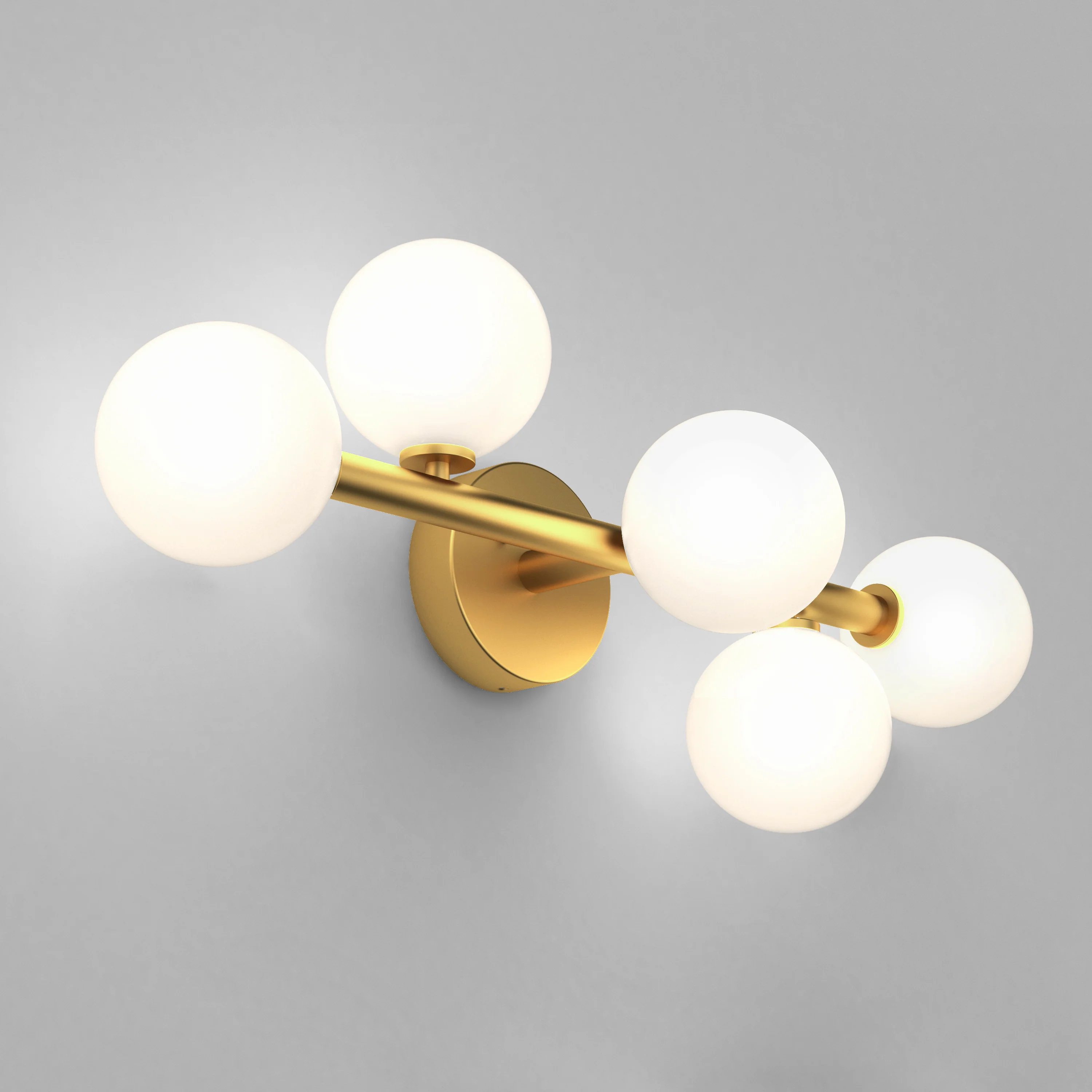 Bloom 27-in (69 cm) 5-Light Modern LED Vanity Light for Bathroom - Image 18