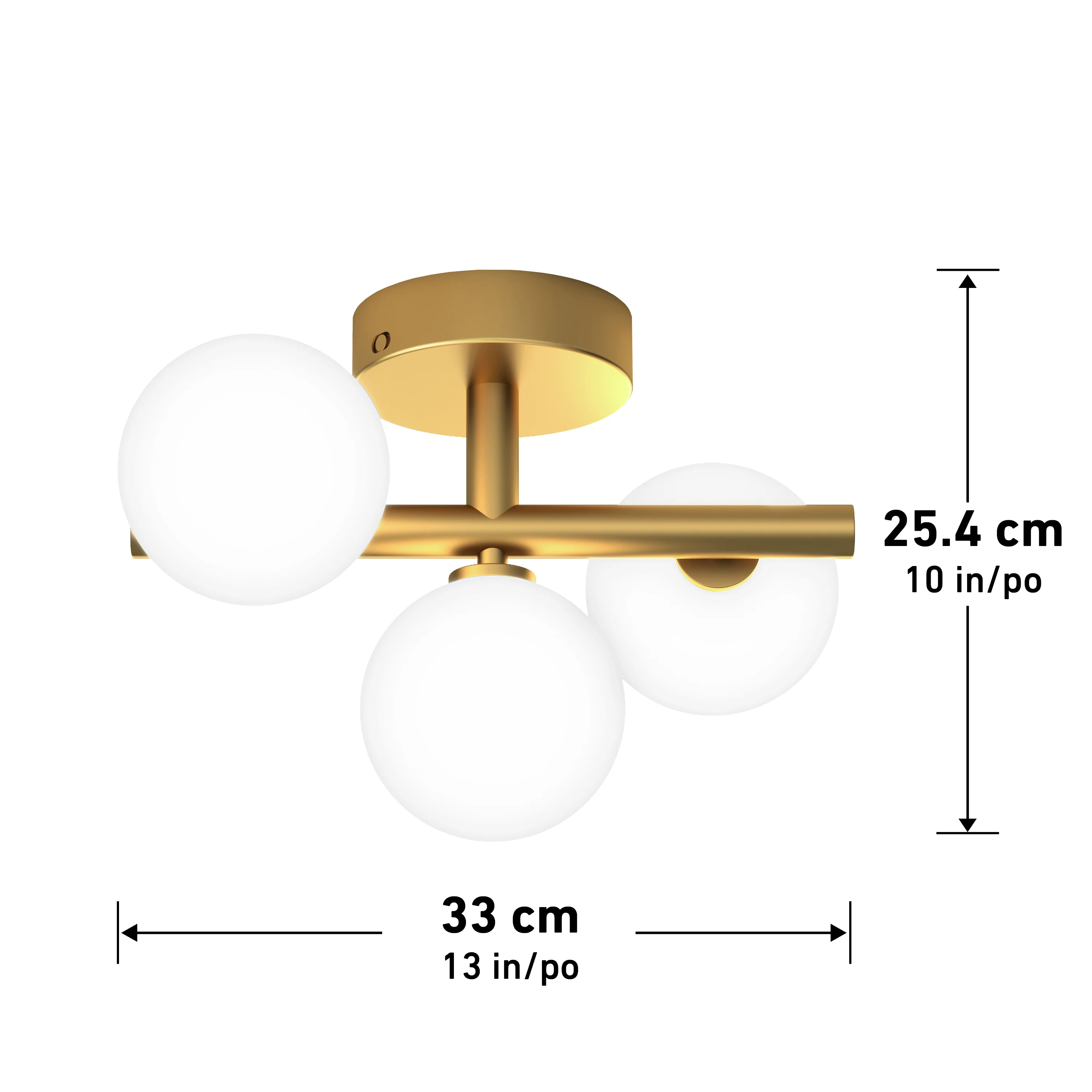 Bloom 3-light 13 in. (33 cm) Modern LED Flush Mount Ceiling Light 5 CCT - Image 11