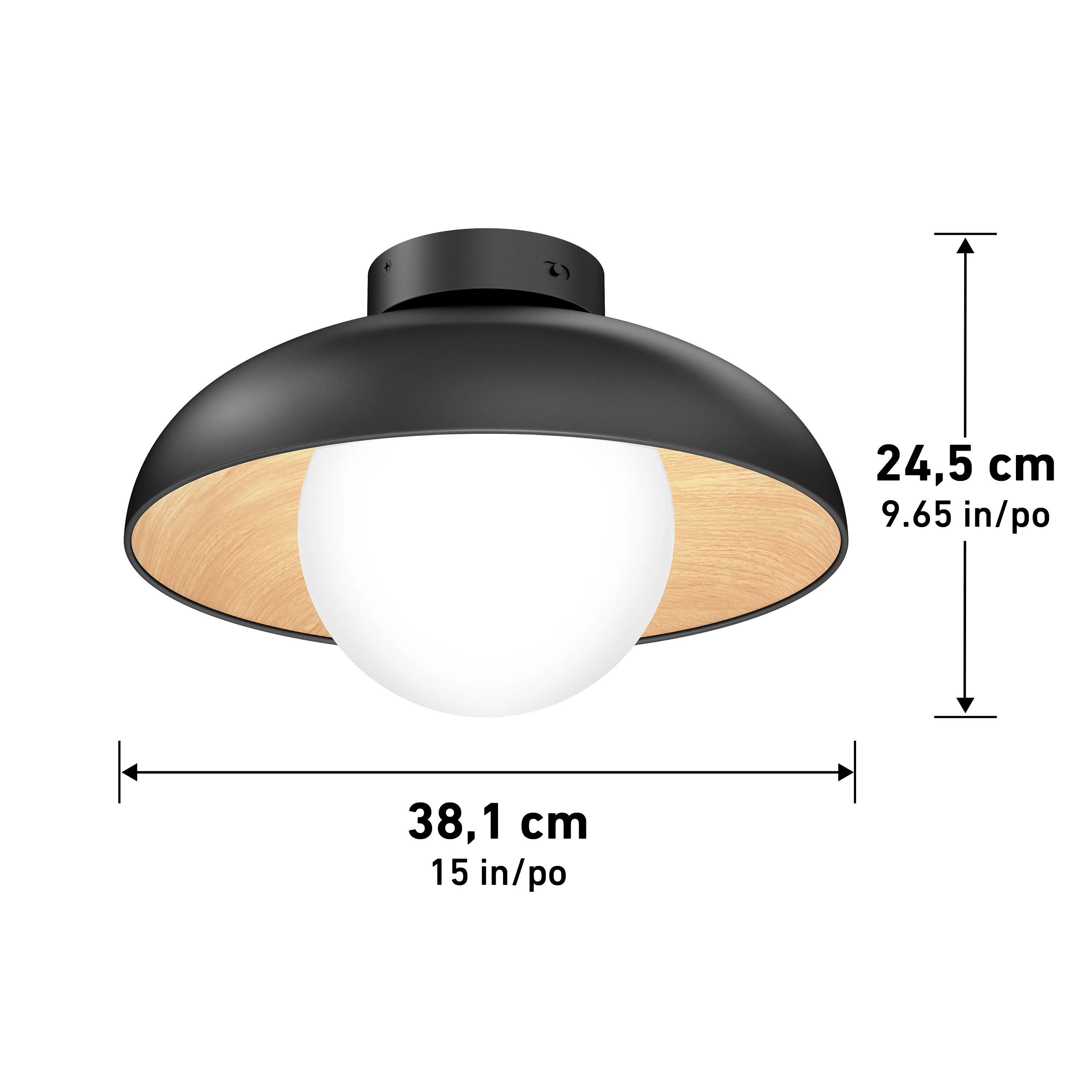 Boden 15 in. (38 cm) LED Flush Mount Ceiling Light 5 CCT - Image 14