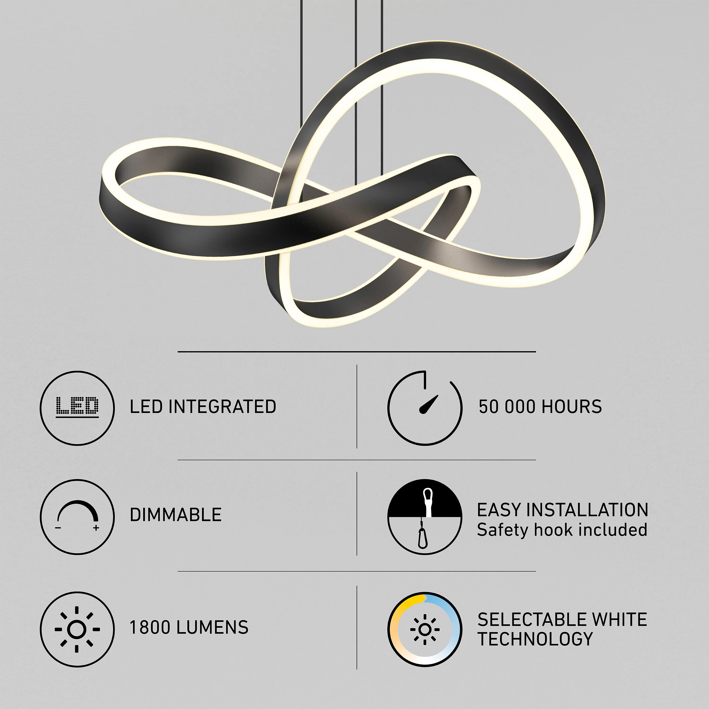 Bolero LED pendant light 5 CCT - Image 7