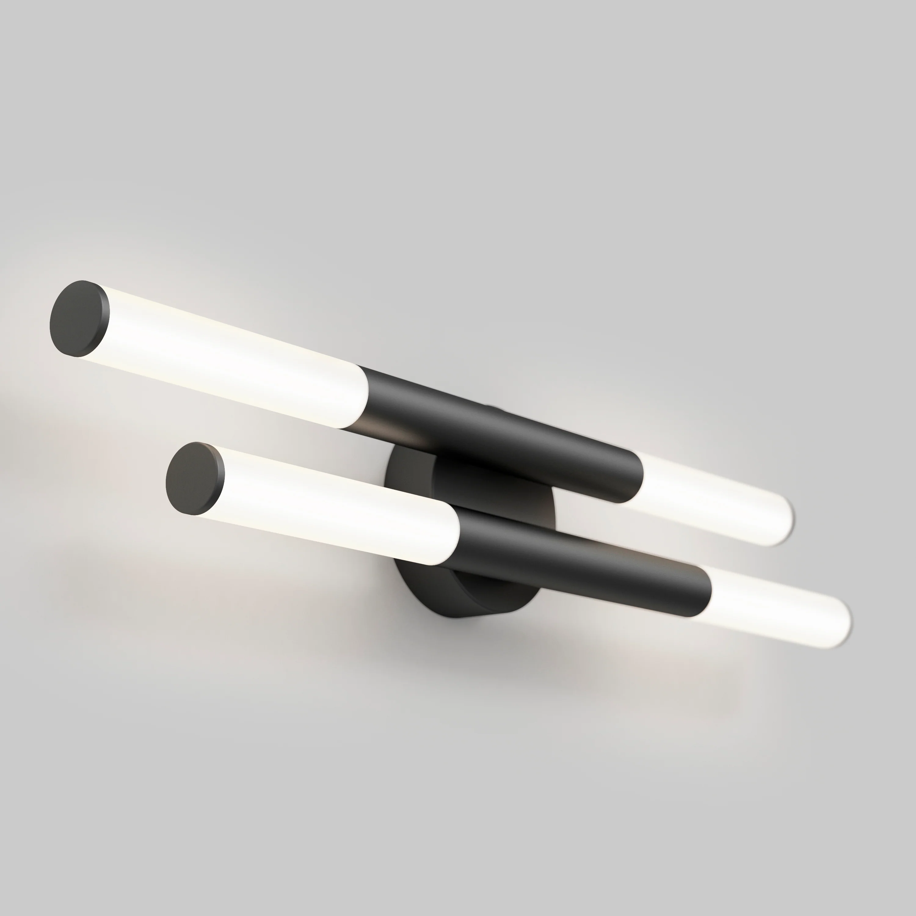 Boro 27-in (69 cm) 2-Light Modern LED 5 CCT Vanity Light for Bathroom - Image 4