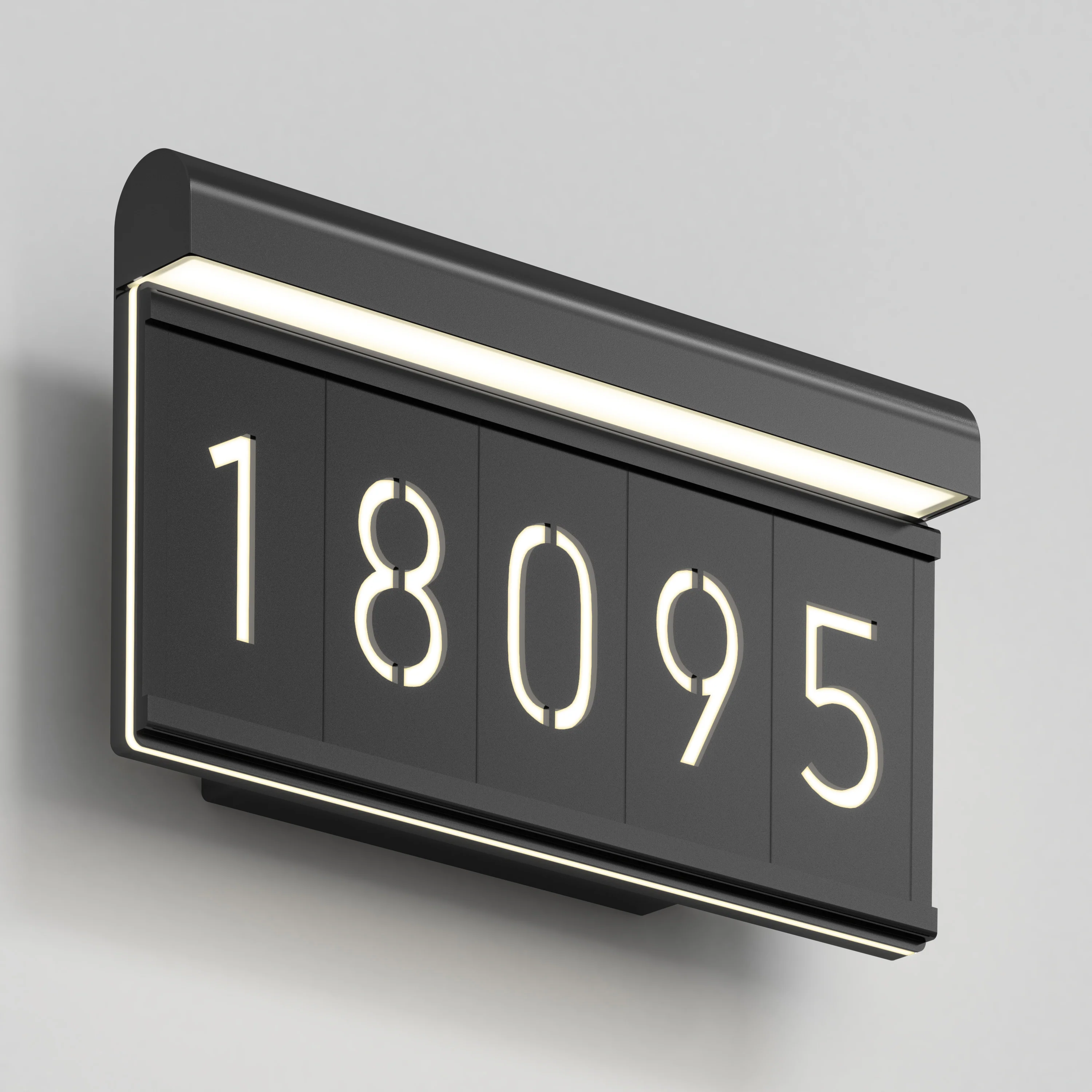 Bowen modern LED outdoor address wall light 5 CCT