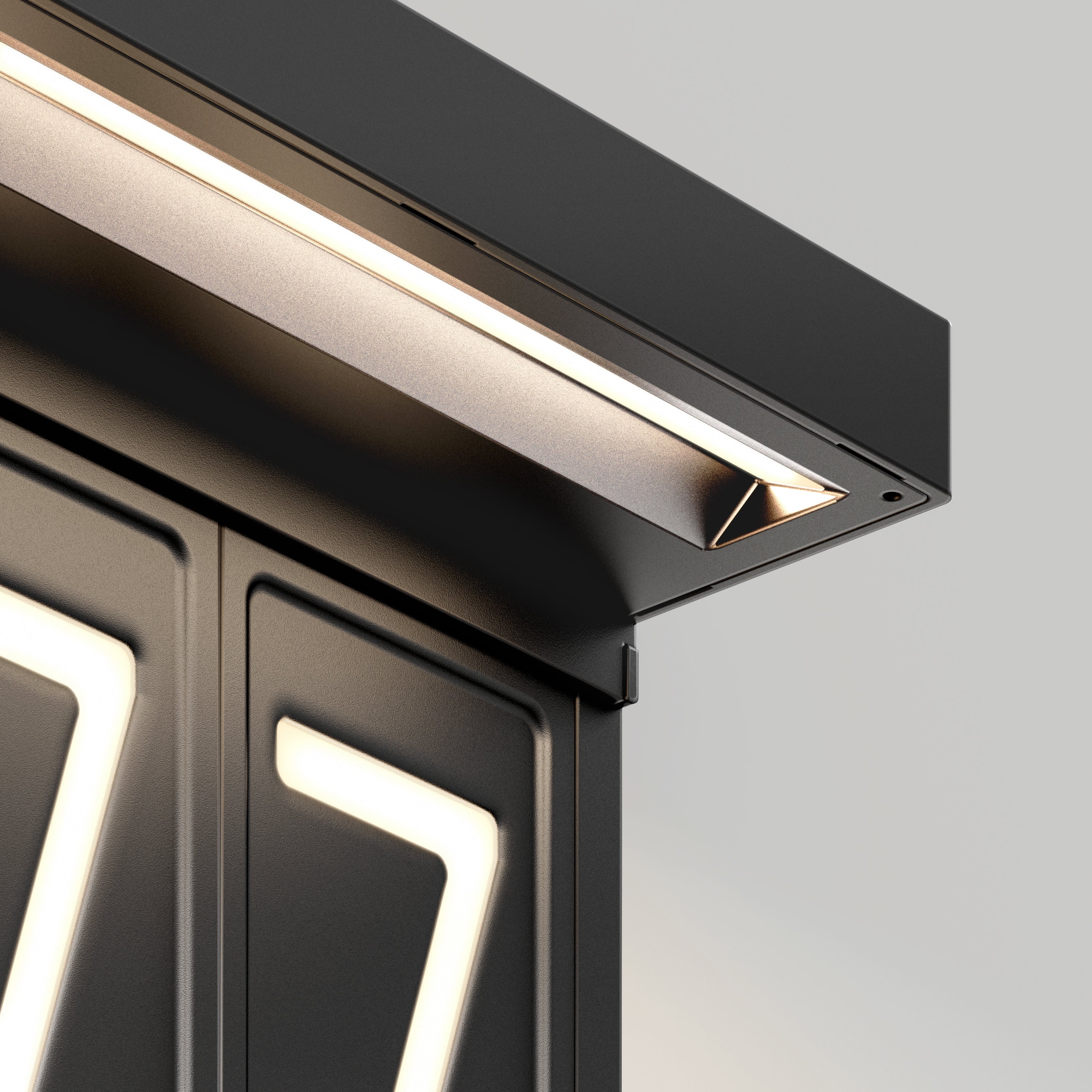 Bowen solar LED outdoor address wall light 5 CCT - Image 7