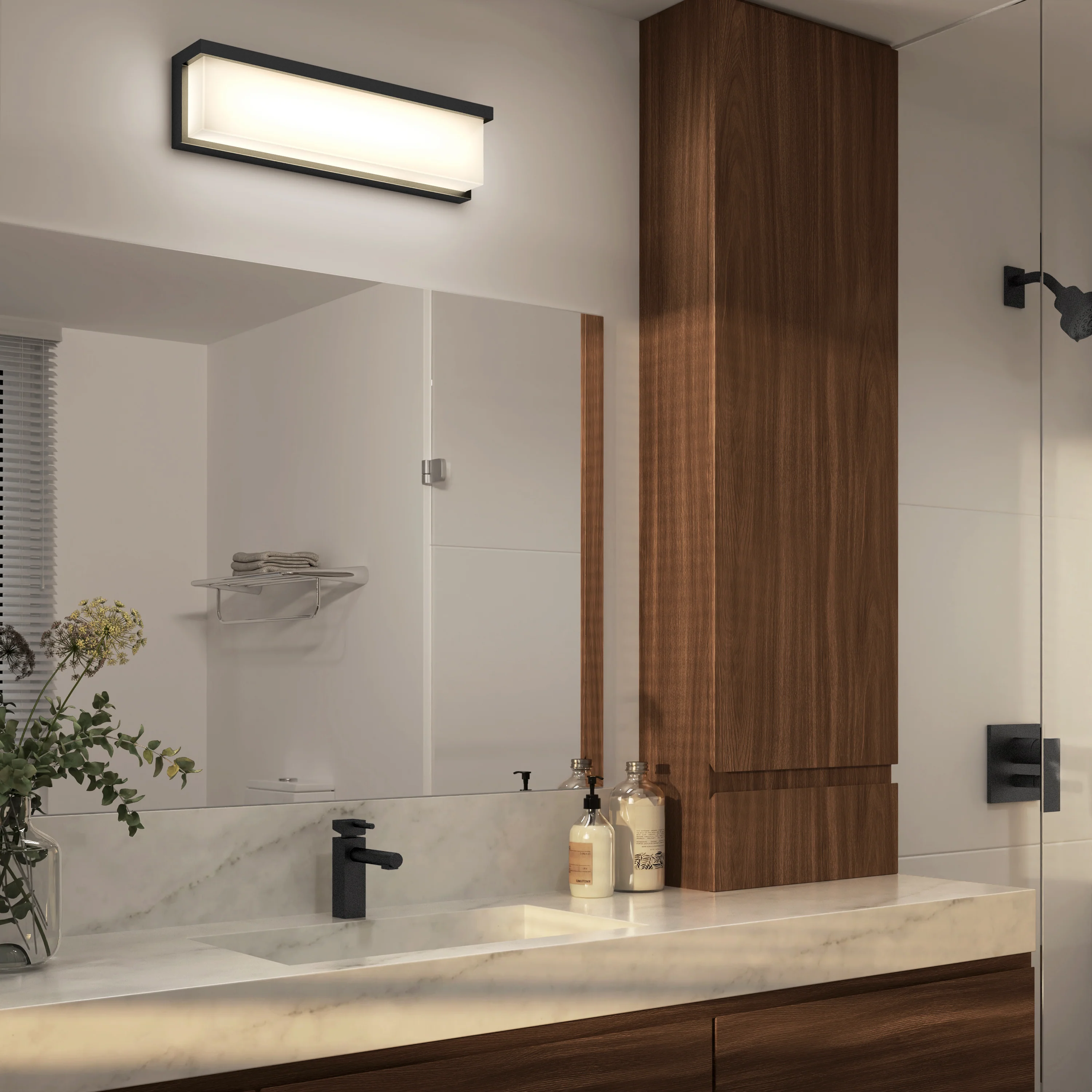 Bristol 18-in (46 cm) Integrated LED 3-CCT Vanity Light Bar for Bathroom