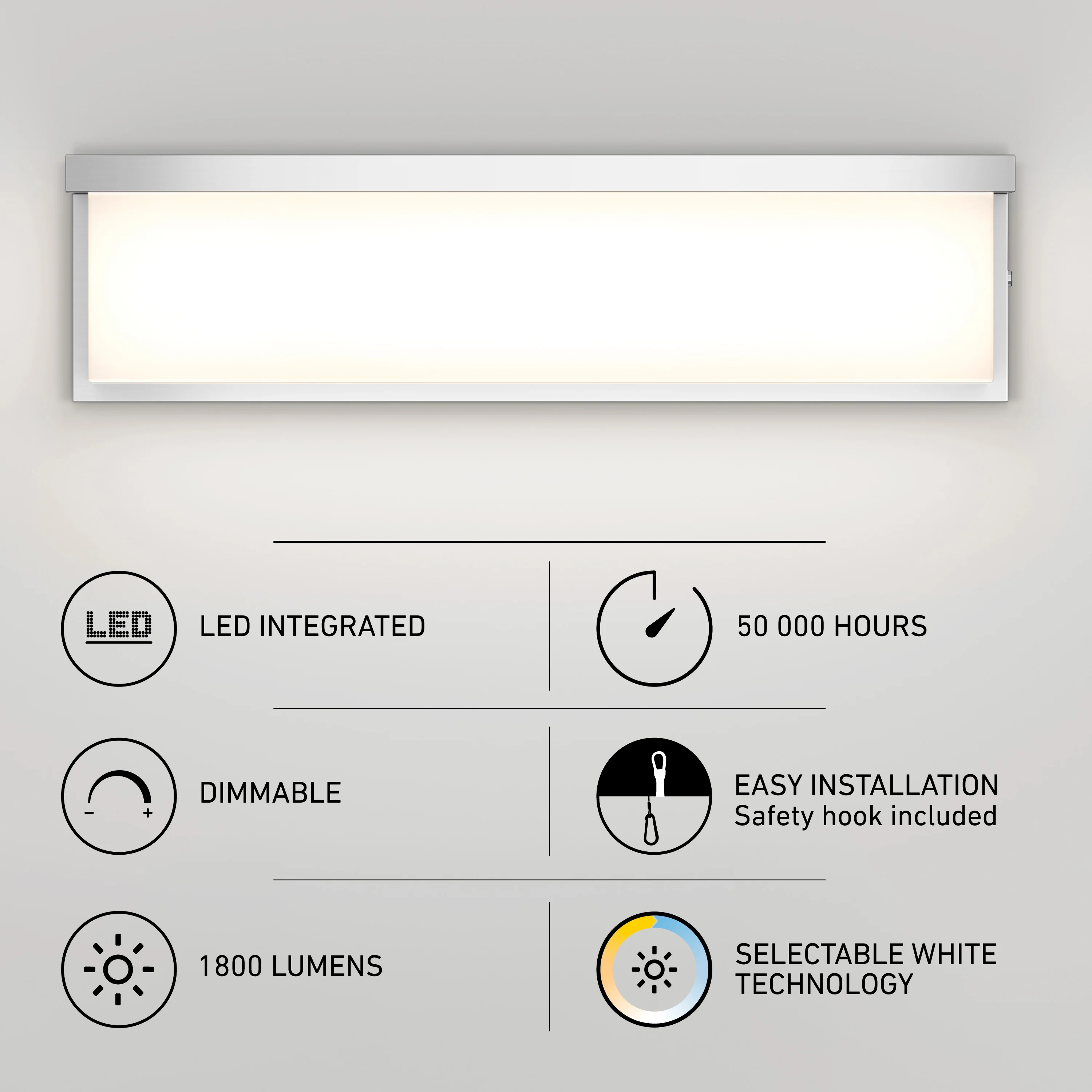Bristol 18-in (46 cm) Integrated LED 3-CCT Vanity Light Bar for Bathroom - Image 24