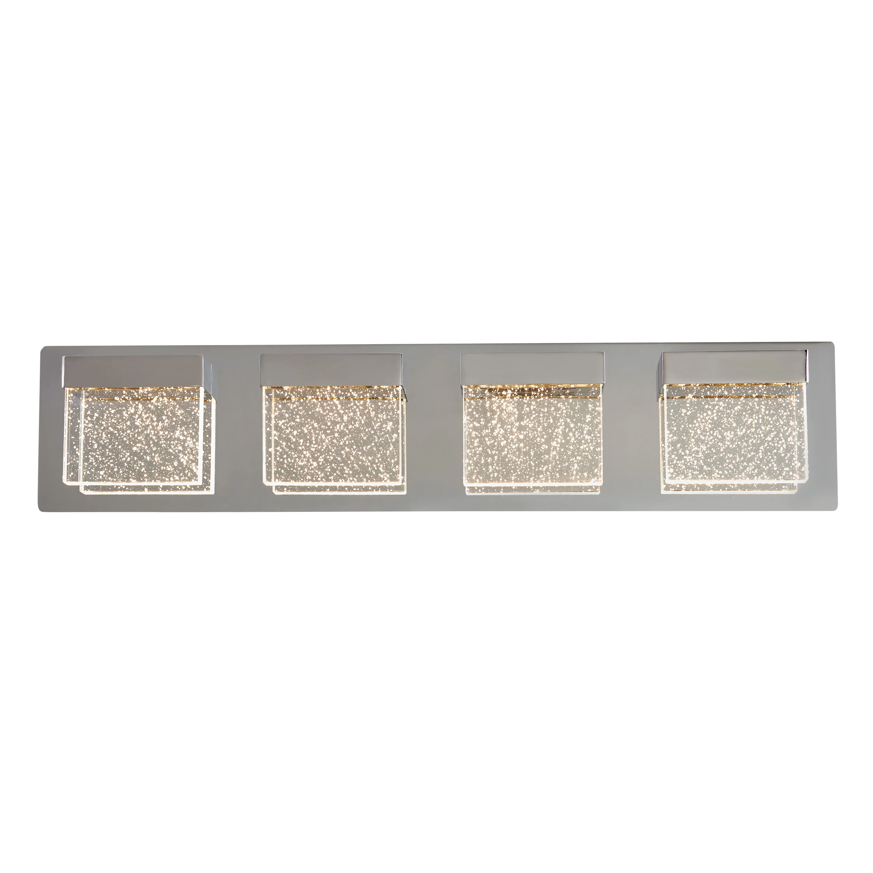 Bubble Cube 24-in (61 cm) 4-Light Modern LED Vanity Light Bar for Bathroom - Image 10