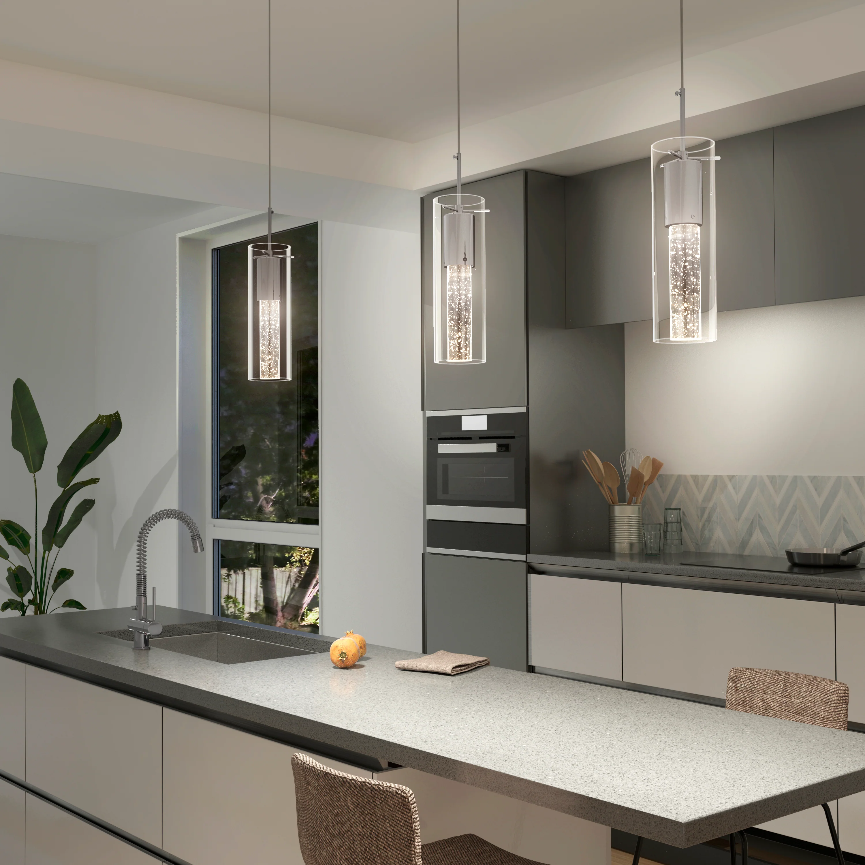 Bubble Flow 1-light LED pendant light - Image 2