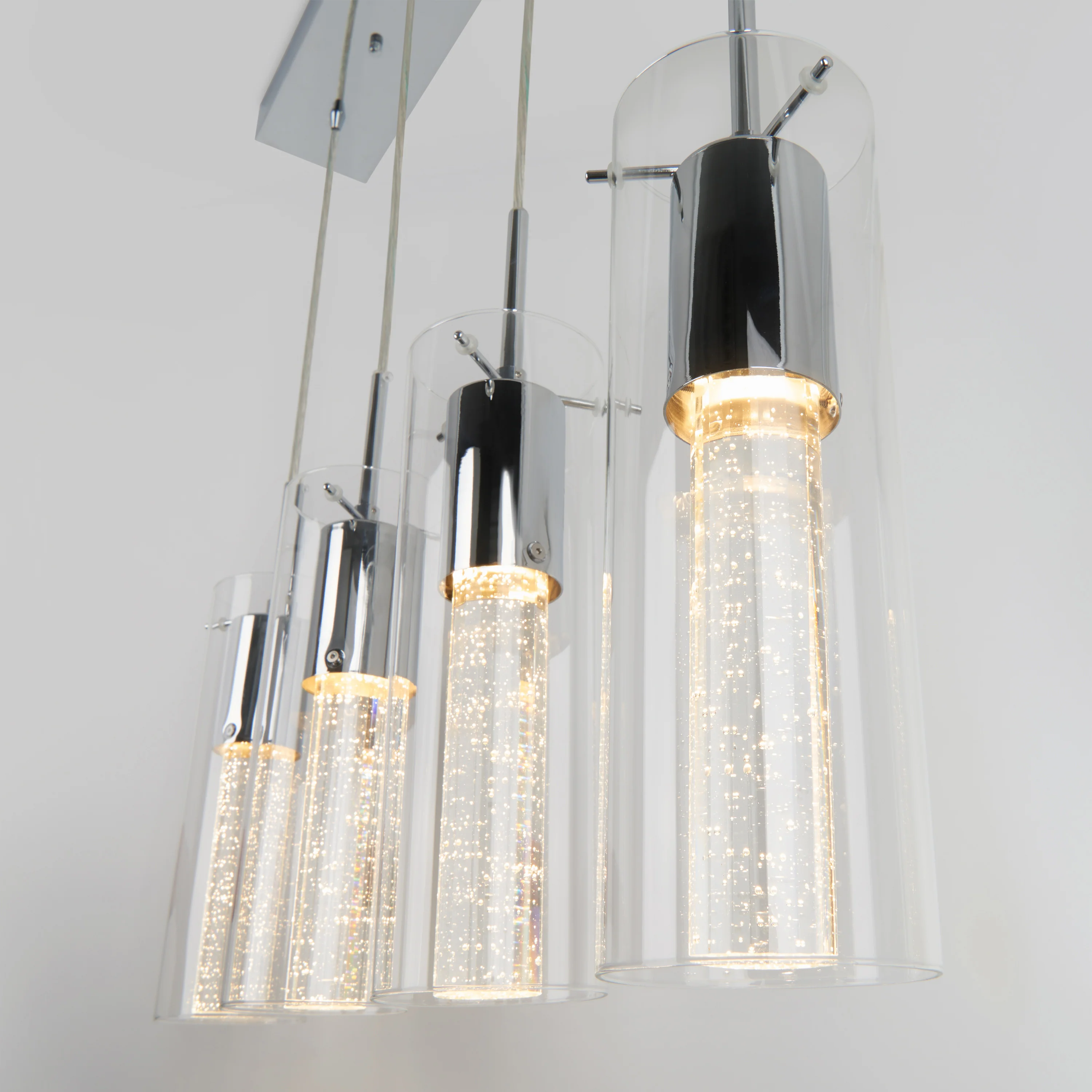 Bubble Flow 4-light LED pendant light - Image 5