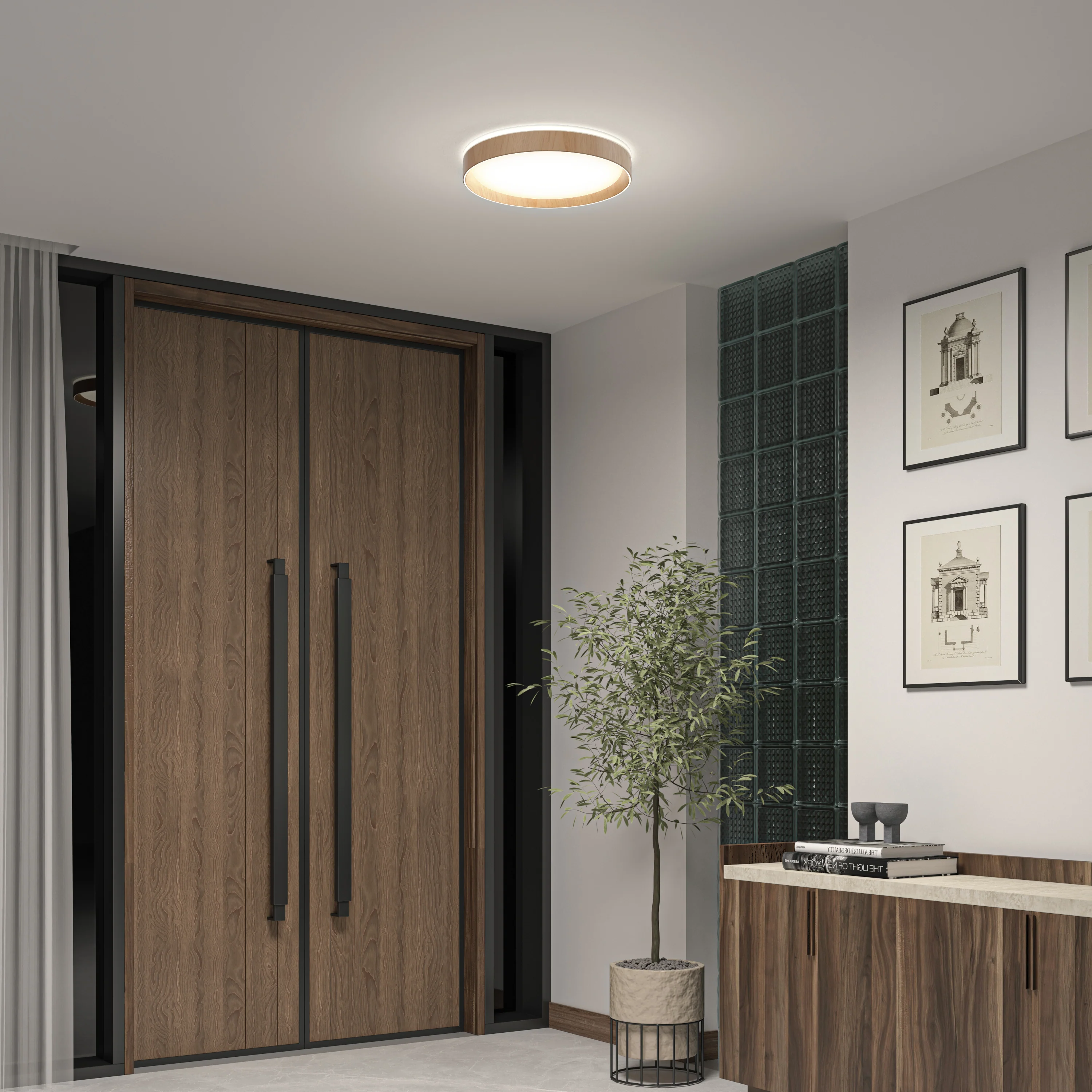 Callisto 15 in. (38 cm) Modern LED Flush Mount Ceiling Light 5 CCT - Image 22