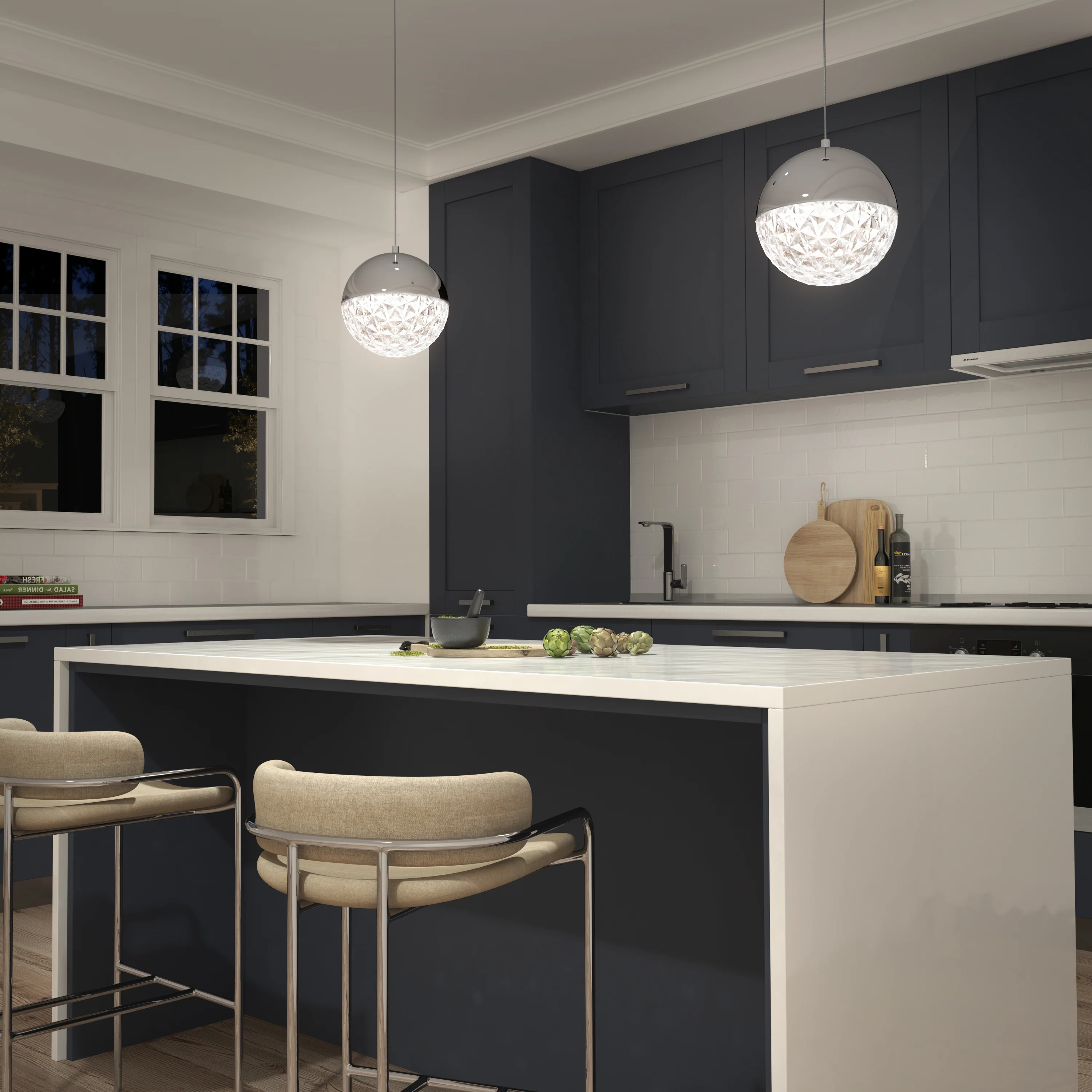 Carat LED pendant light 3 CCT - Image 2