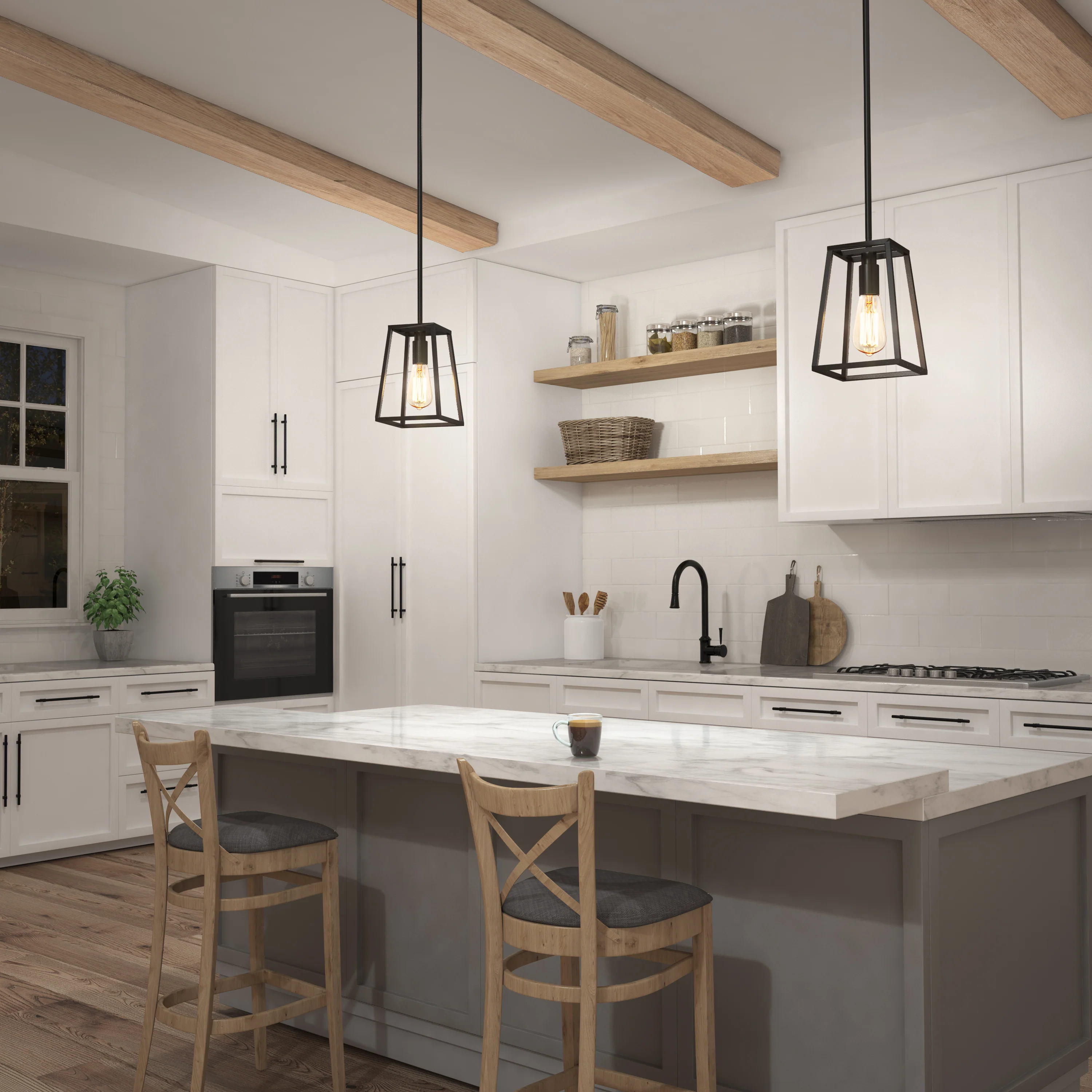 Carter 1-light LED pendant light - Image 2