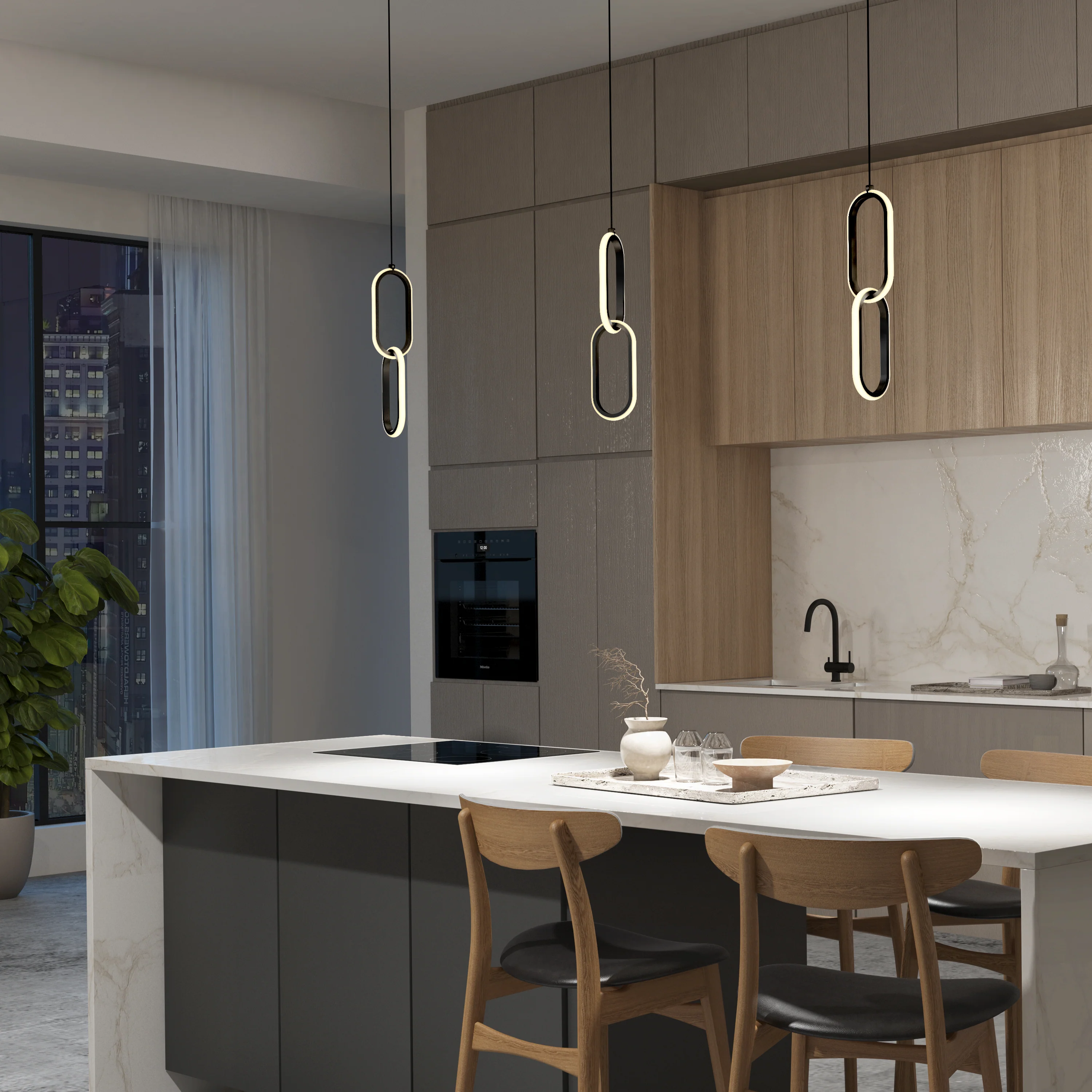 Catena LED pendant light 5 CCT - Image 11