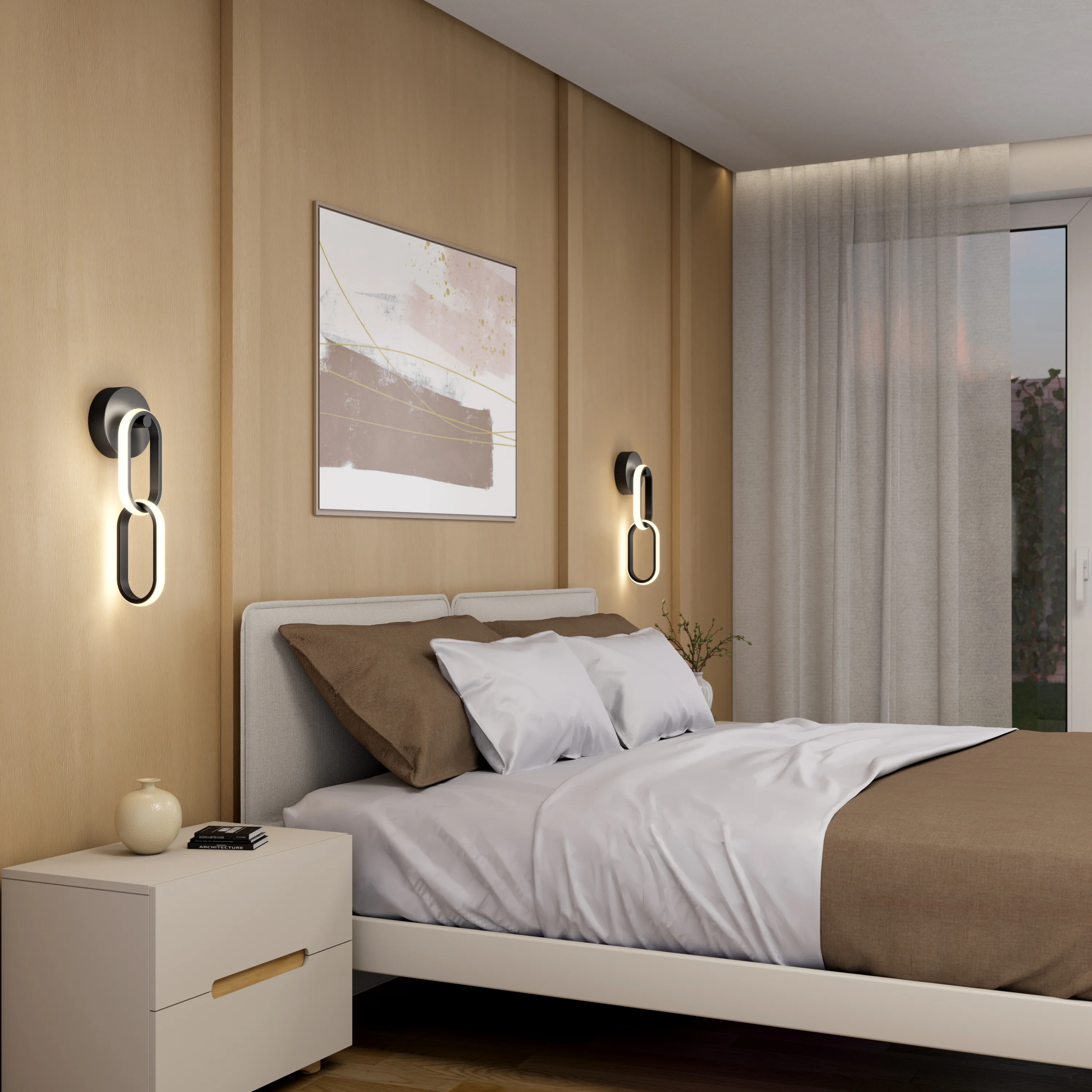 Catena modern LED wall sconce 5 CCT - Image 11