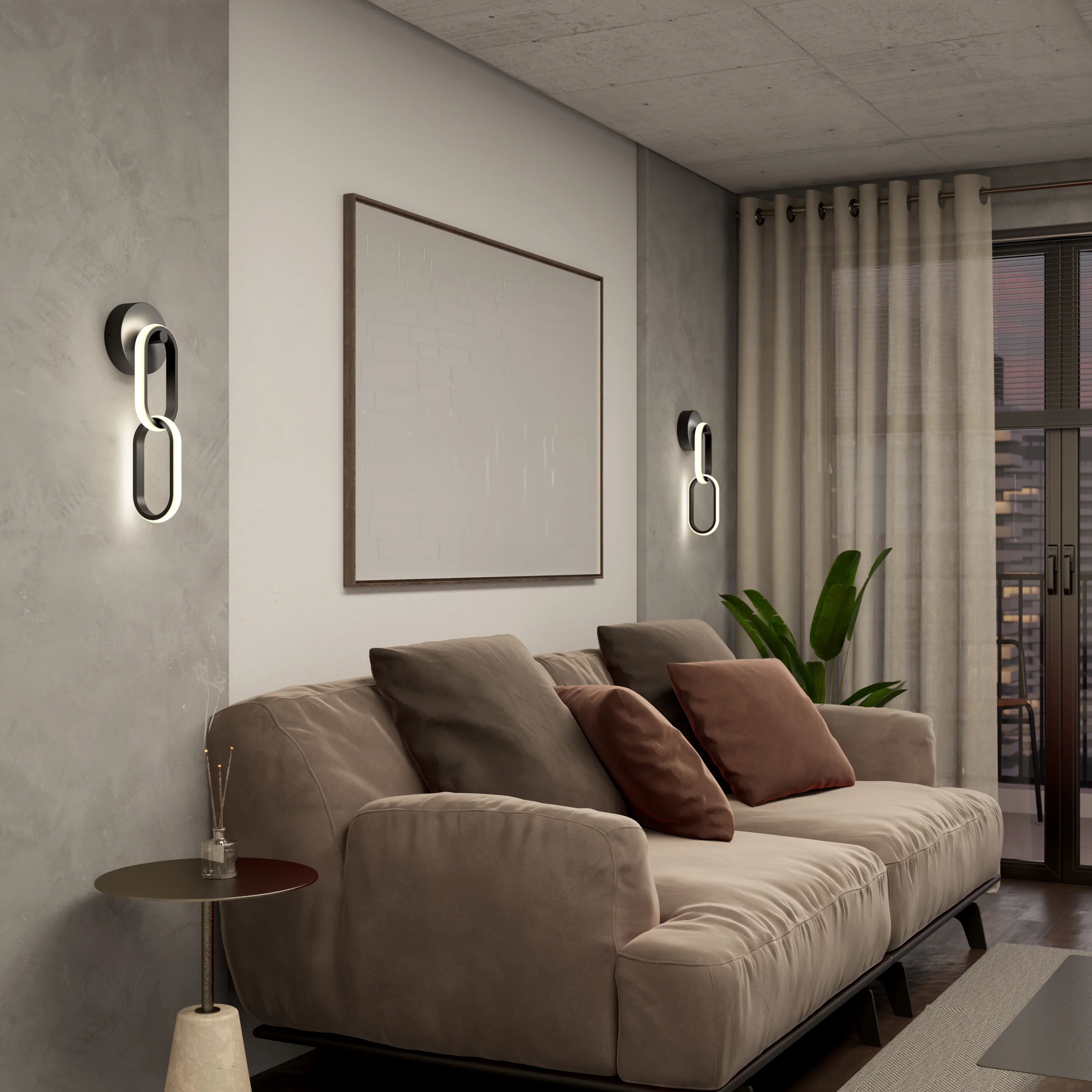 Catena modern LED wall sconce 5 CCT - Image 2