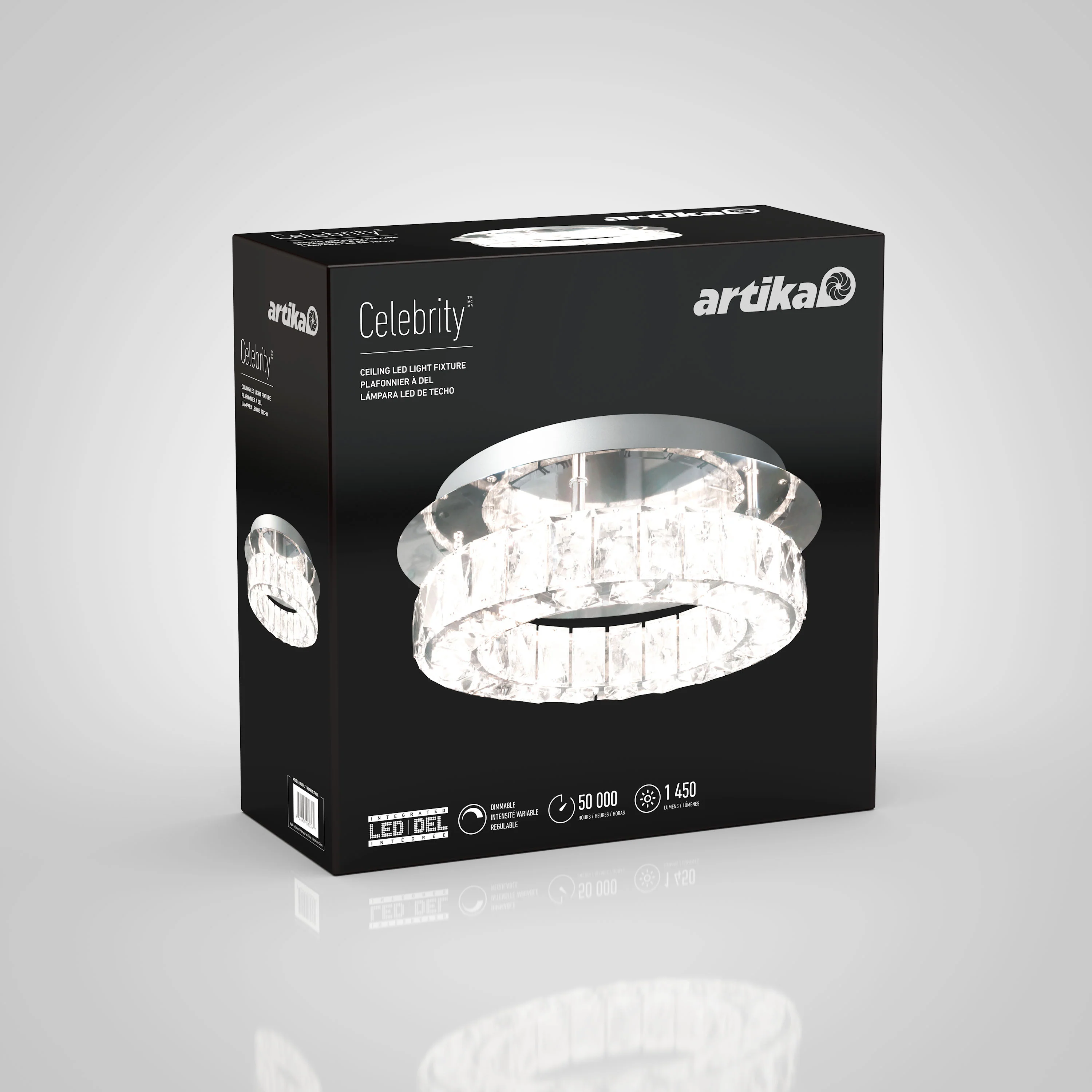 Celebrity 14 in. (35 cm) LED Flush Mount Ceiling Light - Image 6