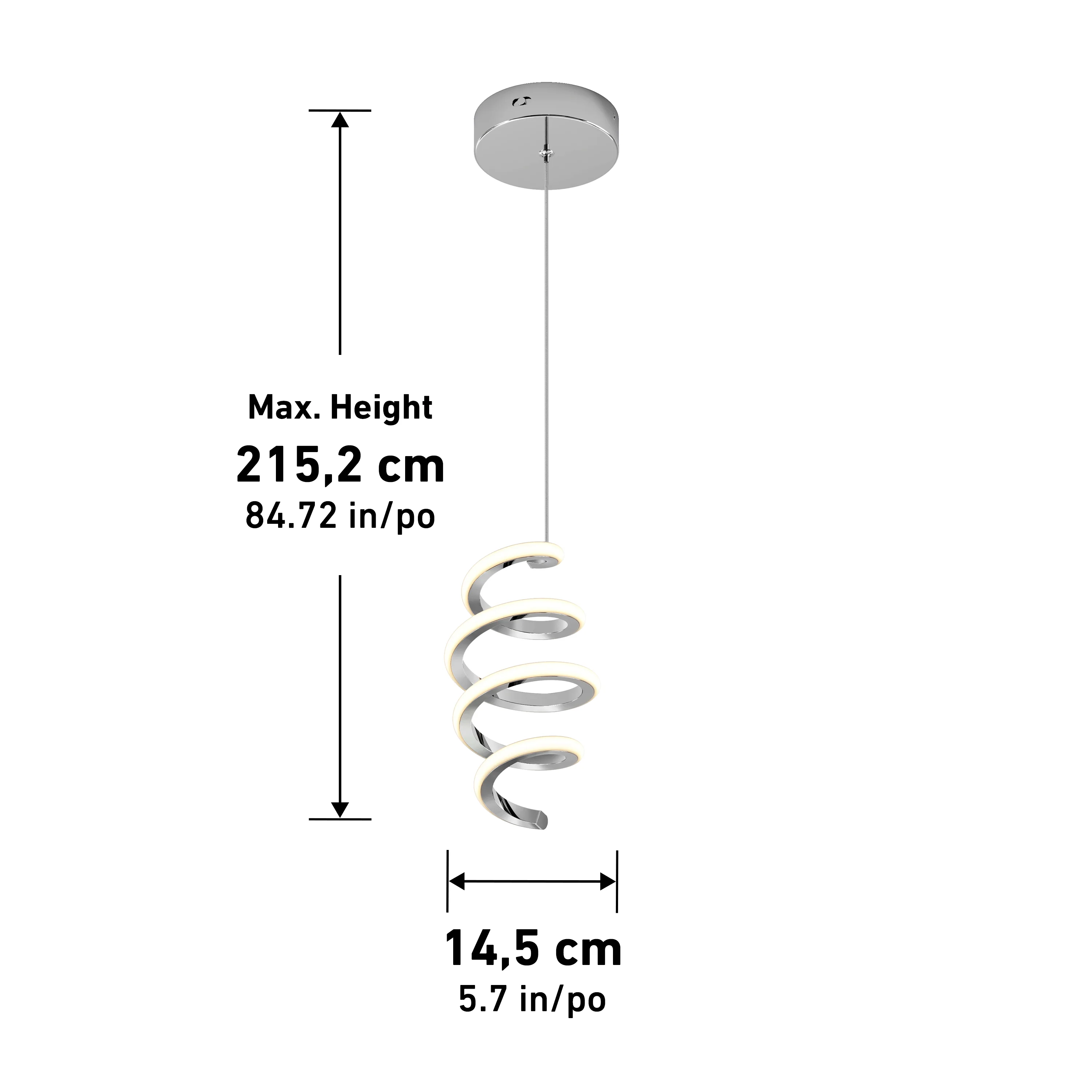 Chorus 1-light LED pendant 5 CCT - Image 30