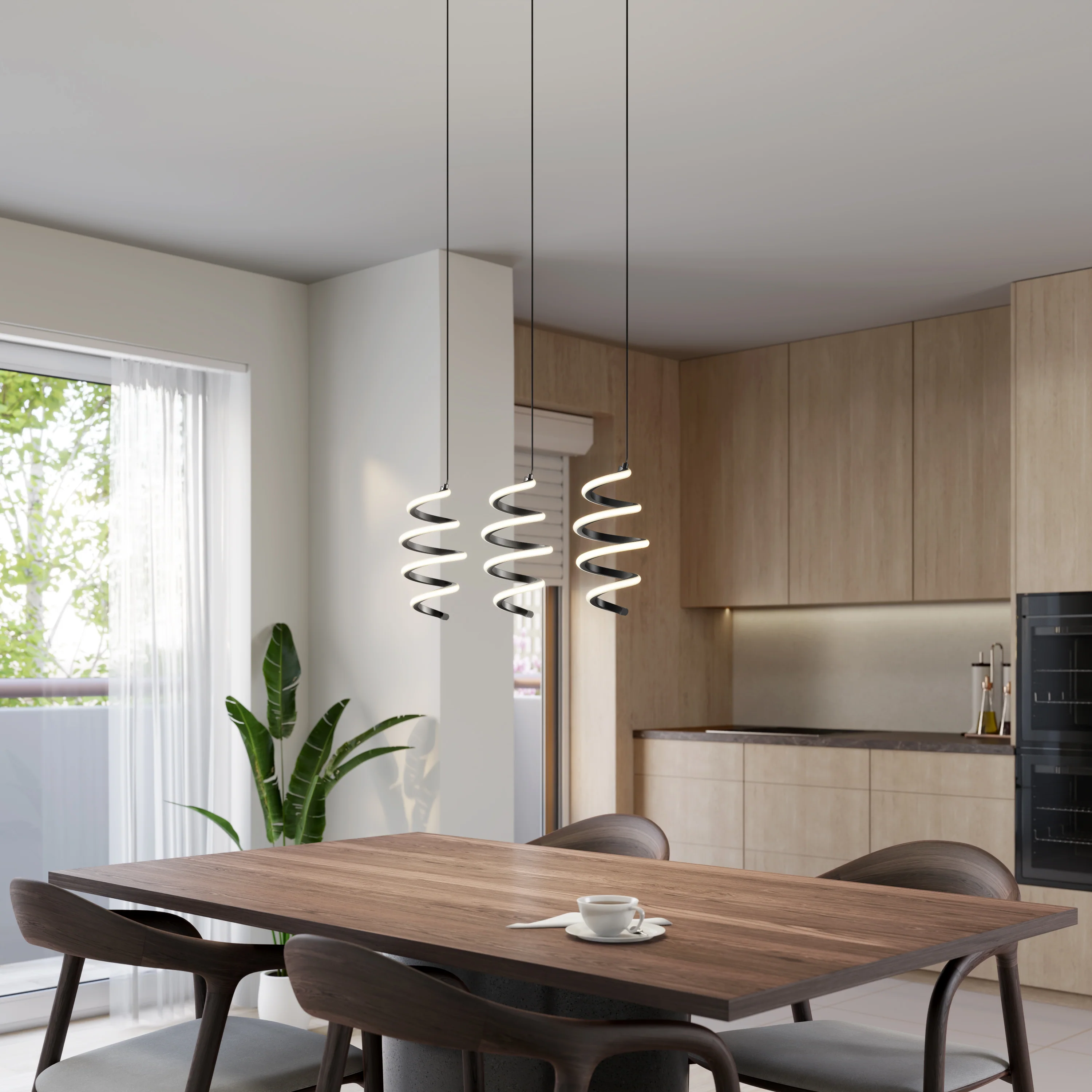 Chorus 3-light LED pendant light 5 CCT - Image 11