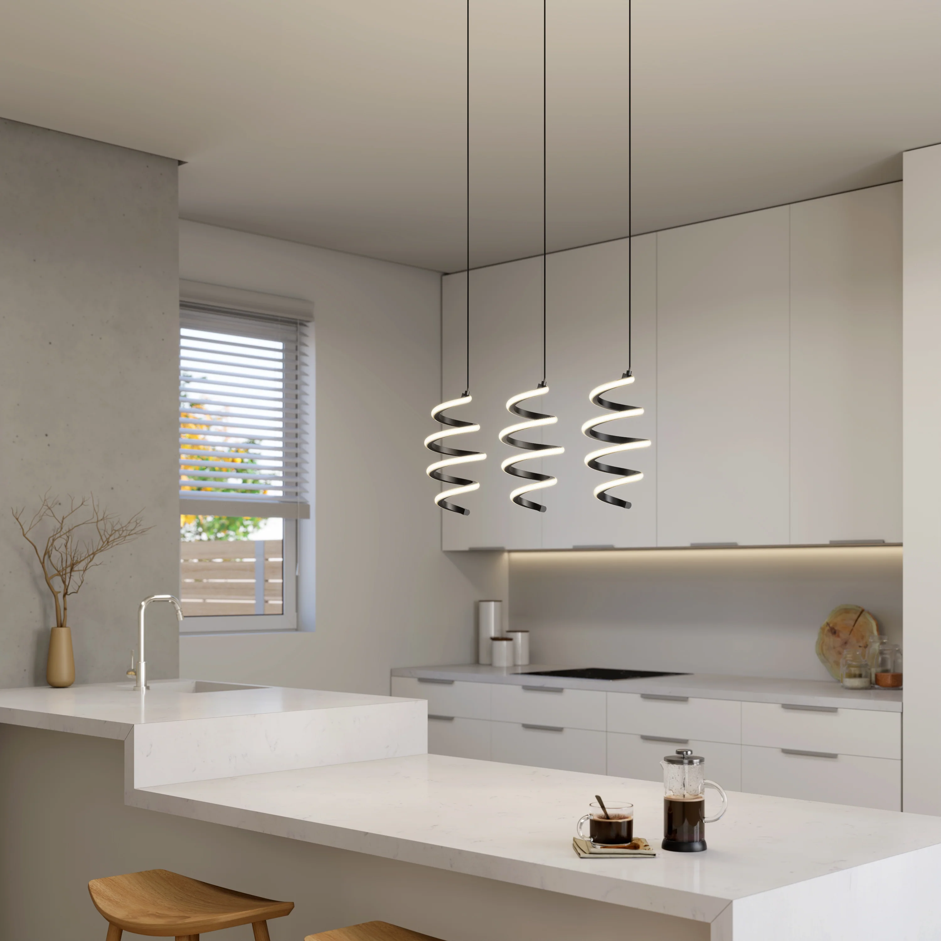 Chorus 3-light LED pendant light 5 CCT - Image 12