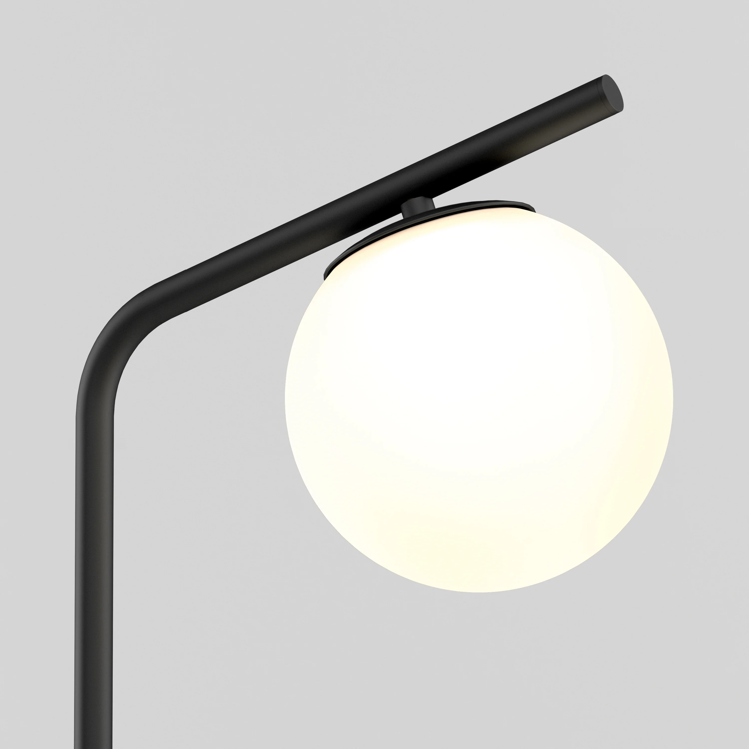 Clayton dimmable LED modern mid-century floor lamp - Image 4